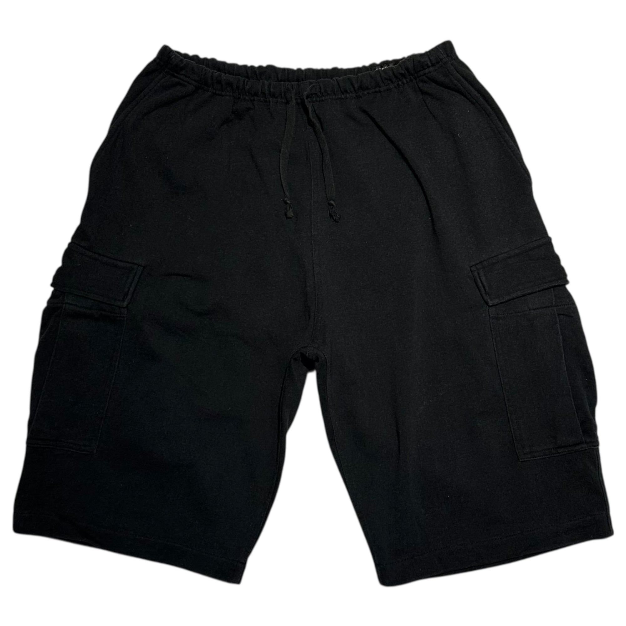 COMOLI(コモリ) 24SS Cotton Jersey Cargo Shorts コットン ジャージ カーゴ ショーツ Z01-05009 2 ブラック ハーフ ショート スウェット