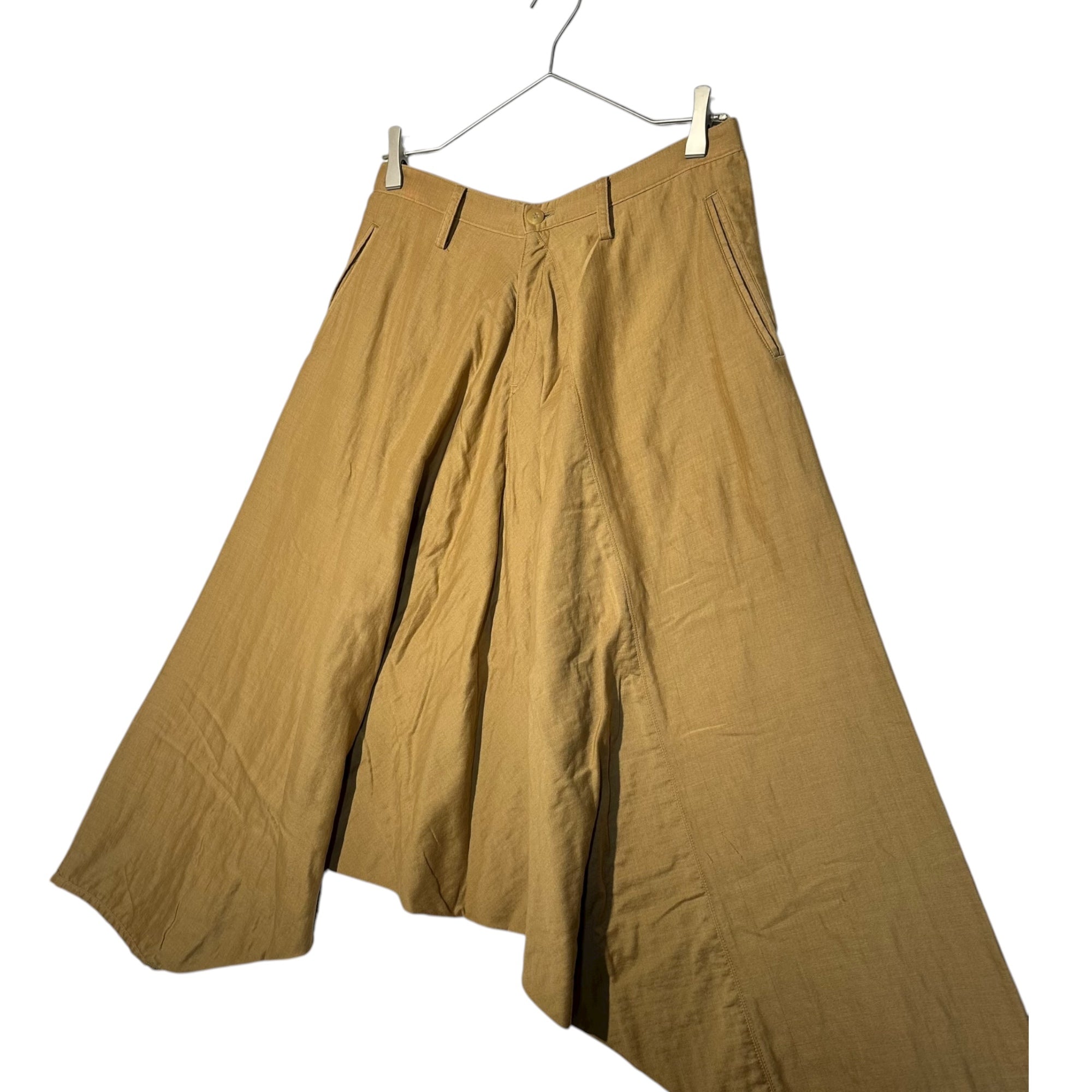 ISSEY MIYAKE MEN(イッセイミヤケメン) 12SS Wide Hakama Sarouel Cropped Pants ワイド 袴 サルエル クロップド パンツ ME21FF174 M ベージュ 廃番ブランド 稀少品