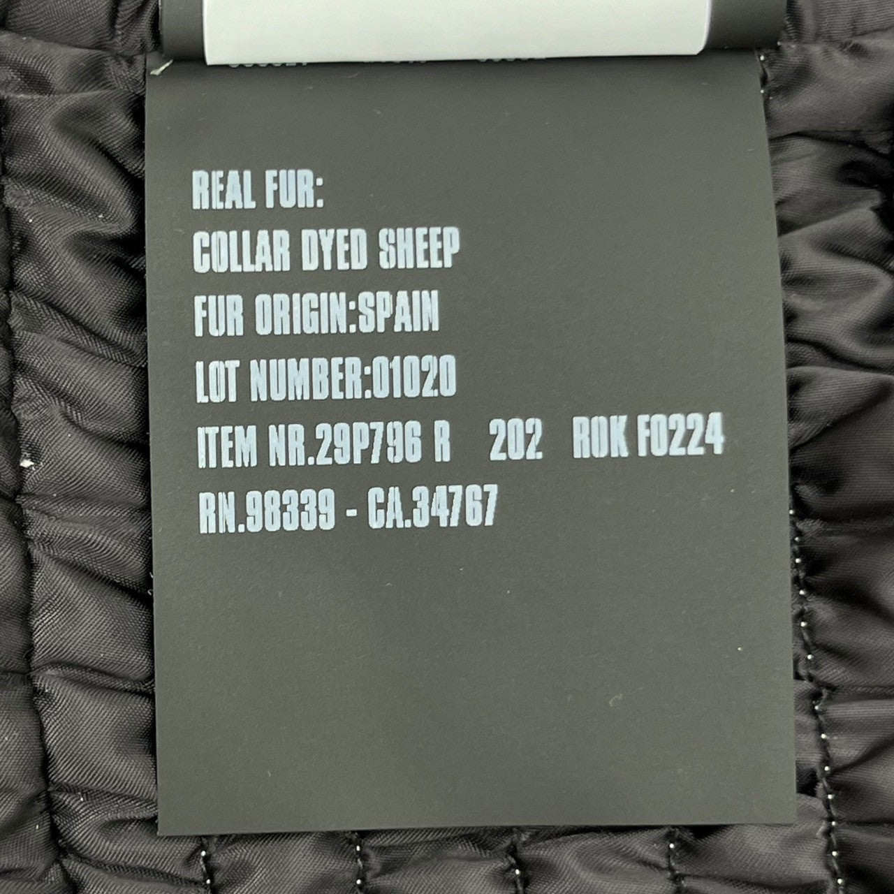 PRADA(プラダ) 20AW fur white goose down jacket ファー ホワイトグース ダウン ジャケット 29P796 38(M程度) ホワイト 三角プレートロゴ