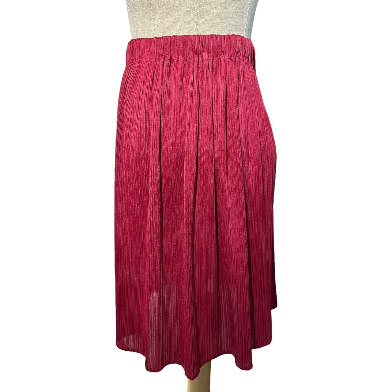 ISSEY MIYAKE(イッセイミヤケ) 03AW Pleated Mini Length Skirt オールド プリーツ ミニ丈 スカート PP33-JG612 S レッド