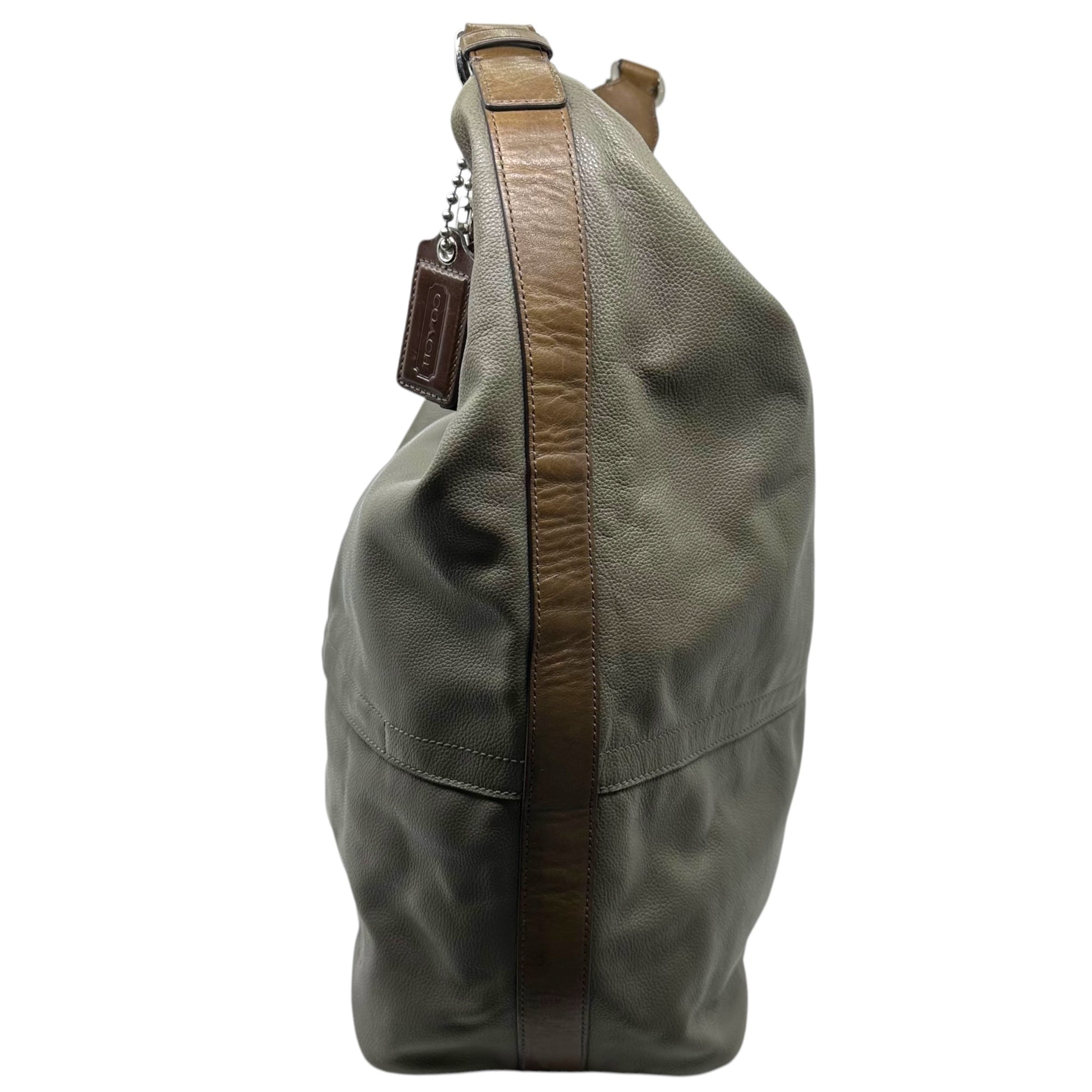 COACH(コーチ) Leather Shoulder Bags レザー ショルダー バッグ 70618 カーキ J1193 ハンド ビジネス