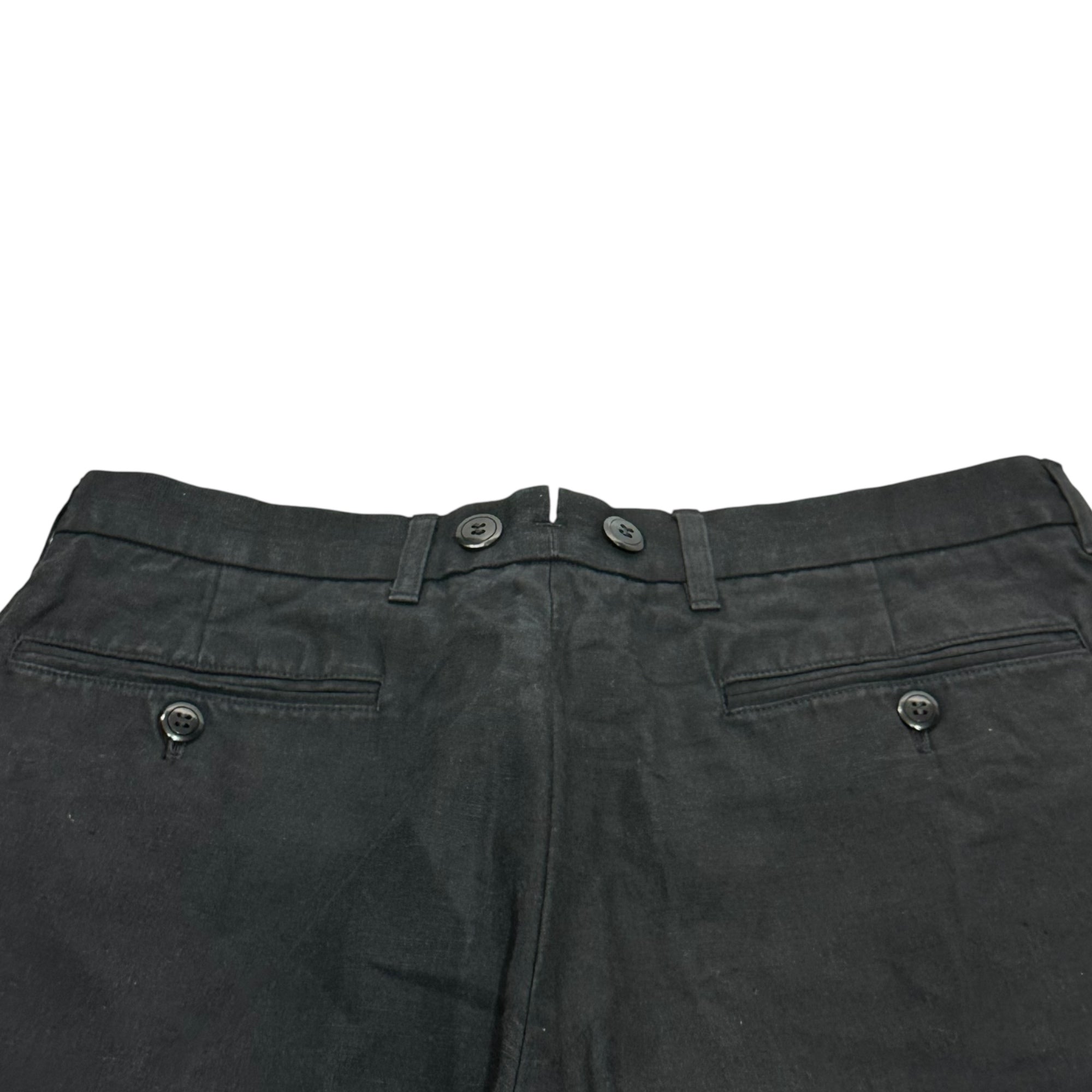 COMME des GARCONS JUNYA WATANABE MAN(コムデギャルソンジュンヤワタナベマン) 21SS 2-tuck 6'' length linen pants 2タック 6分丈 リネン パンツ WG-P034 M フラック AD2020 ハーフ ショート ショーツ