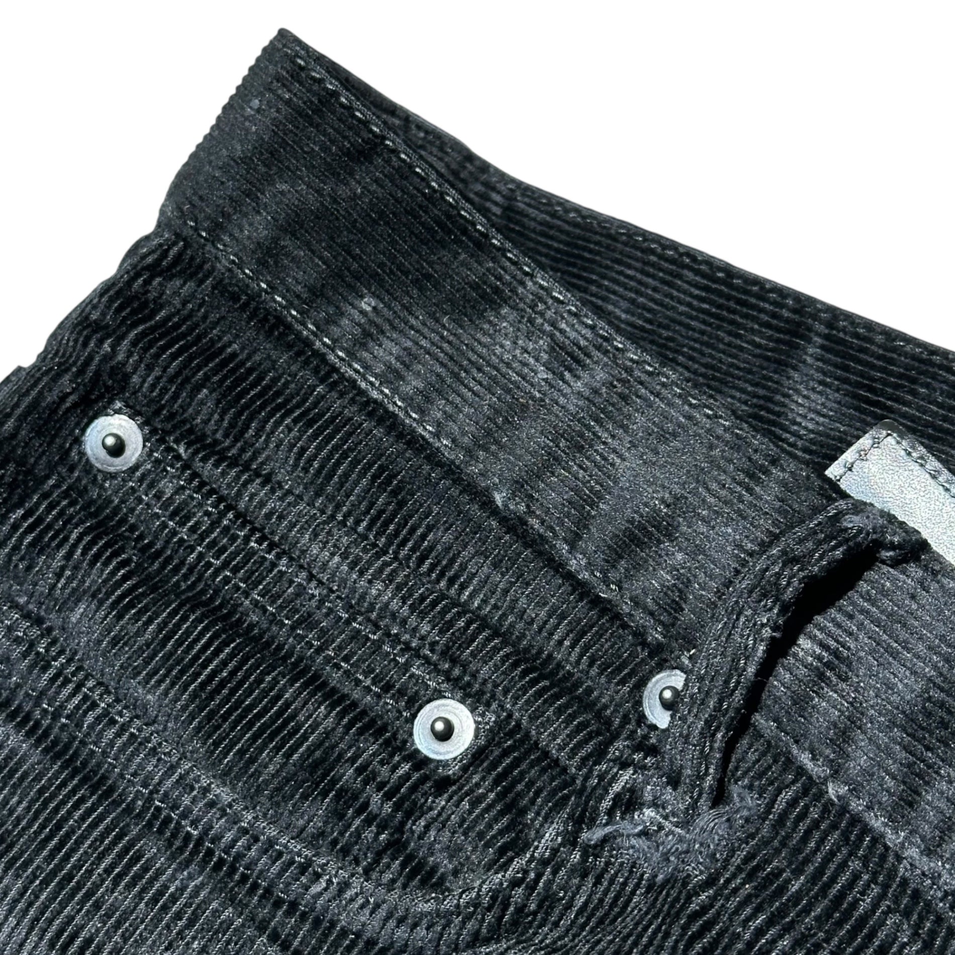 Dior HOMME(ディオールオム) 07AW Hedi Era Super Slim Skinny Narrow Ribbed Corduroy Pants 7H3110520580 W28 ブラック