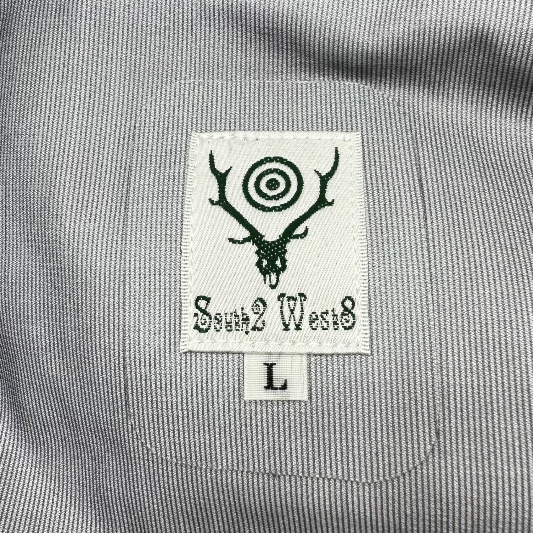 South2 West8 S2W8(サウス2ウエスト8) 22AW River Trek Jacket – Cotton Ripstop / 3 Layer リバー トレック ジャケット - コットンリップストップ 3レイヤー LQ671 L ブラック×グリーン マウンテンパーカー ショート丈 ブルゾン