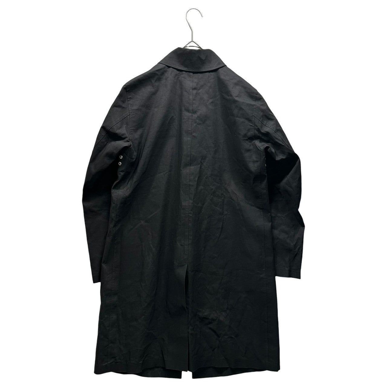 MACKINTOSH(マッキントッシュ) "Genuine Handmade" Stand Collar Rubber-Coated Coat ジェニュイン ハンドメイド ステンカラー ゴム引き コート 36(S程度) チャコールグレー