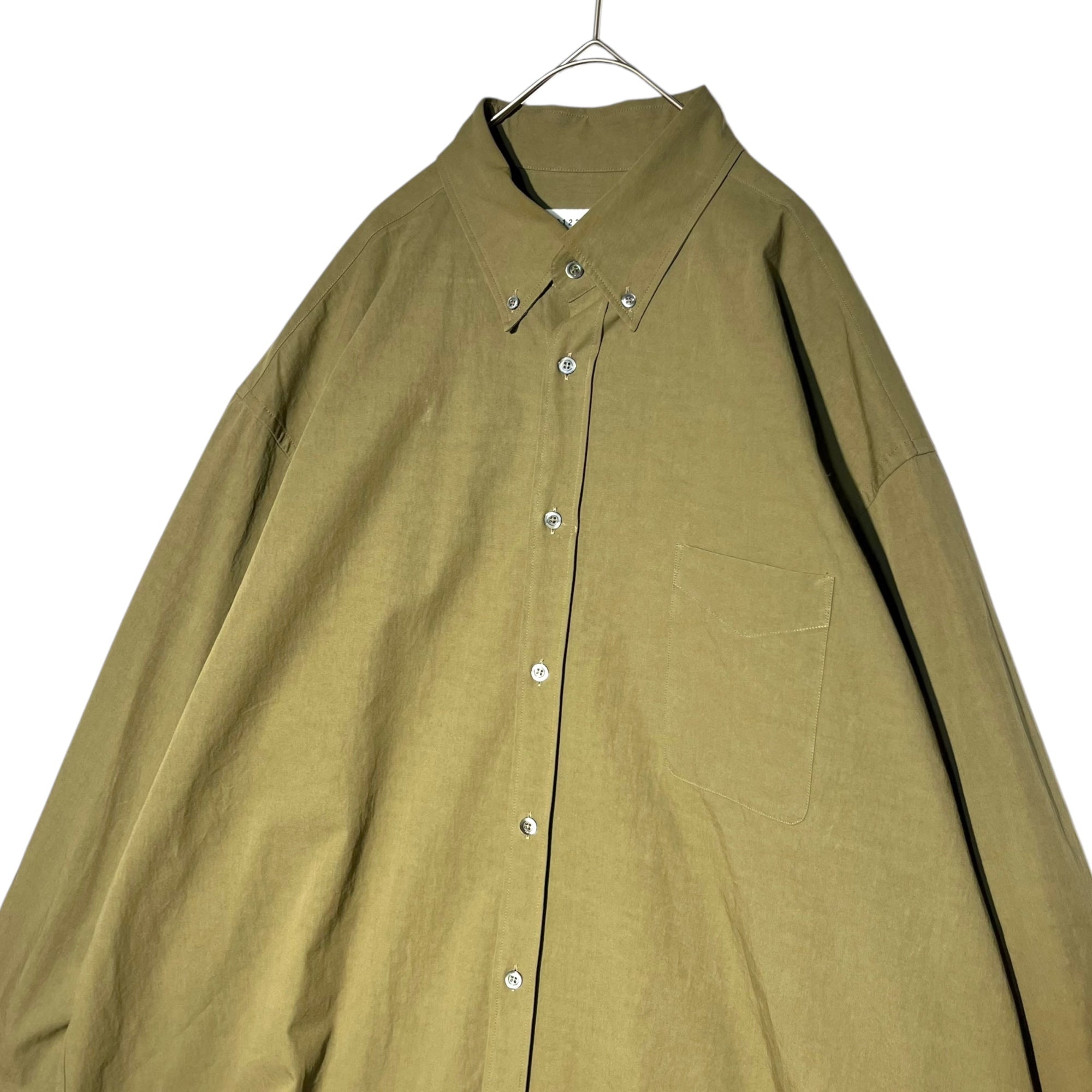MAISON MARGIELA(メゾンマルジェラ) 20AW plain over shirt プレーン オーバー シャツ S30DL0481 39 カーキ