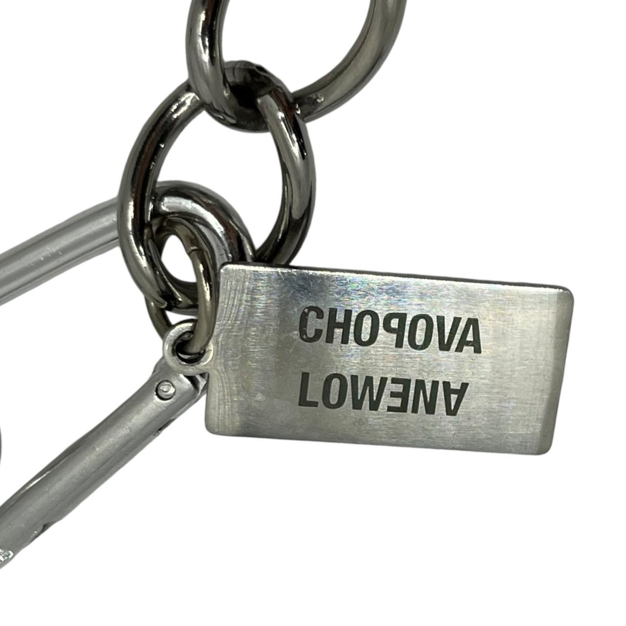 Chopova Lowena(チョポヴァロウェナ) Silver Heart Necklace シルバー ハート ネックレス シルバー カラビナ チェーン
