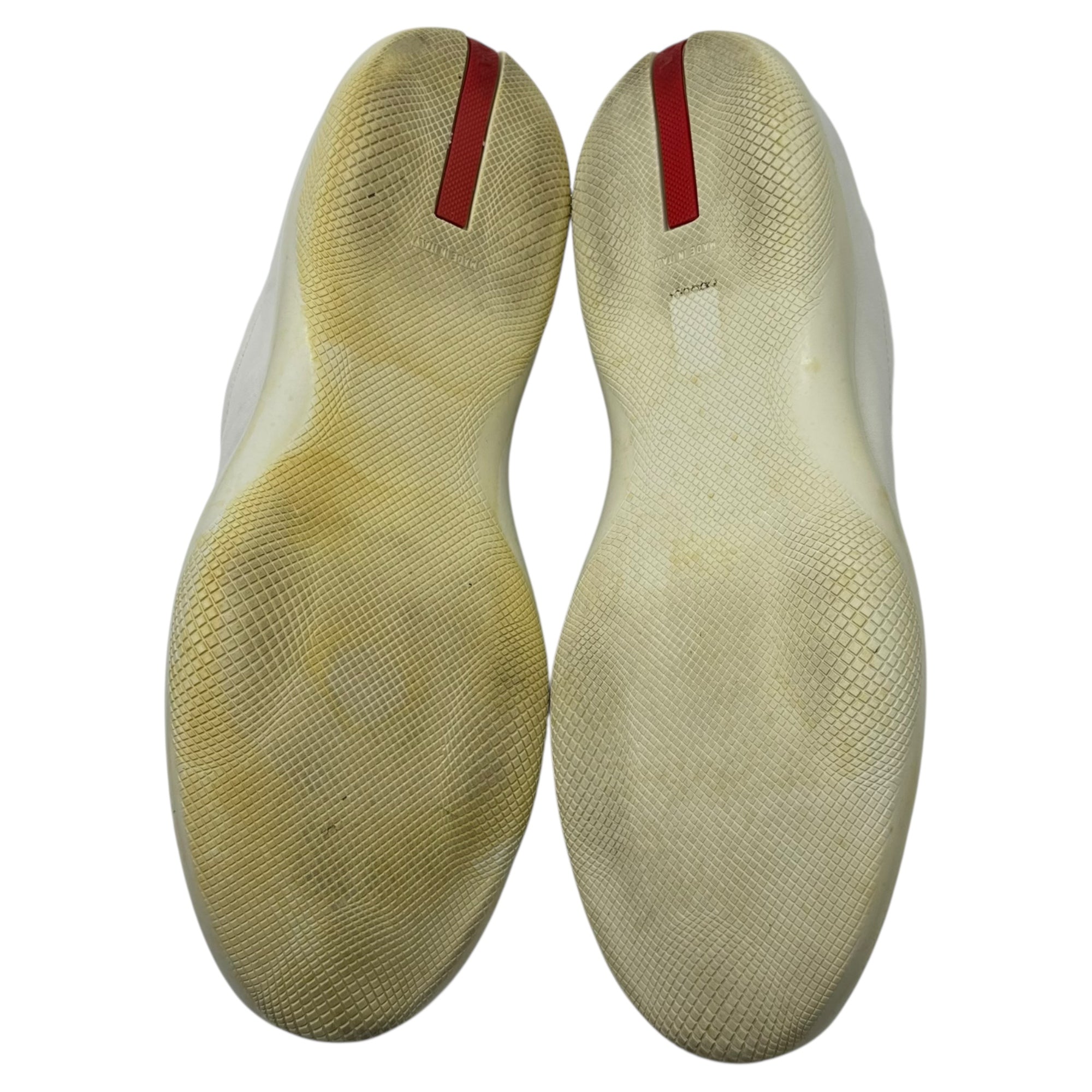 PRADA SPORT(プラダスポーツ) 00's America's Cup Leather Loafers アメリカズ カップ レザー ローファー 8(27cm~27.5cm程度) ホワイト Y2K スニーカー