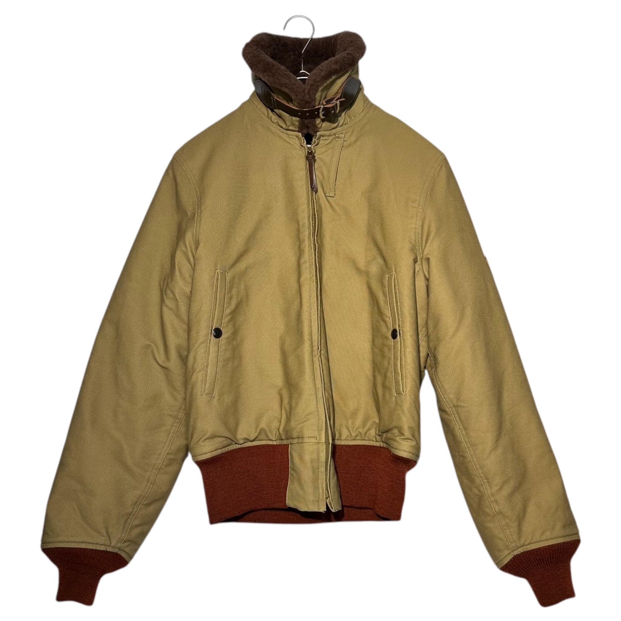 BUZZ RICKSON’S(バズリクソンズ) colvinex B-15 flight jacket フライト ジャケット 民間モデル US-ARMY CONT NO:W33-038AC-2943 SPEC:3220 38(M程度) ブラウン 型番:BR14144