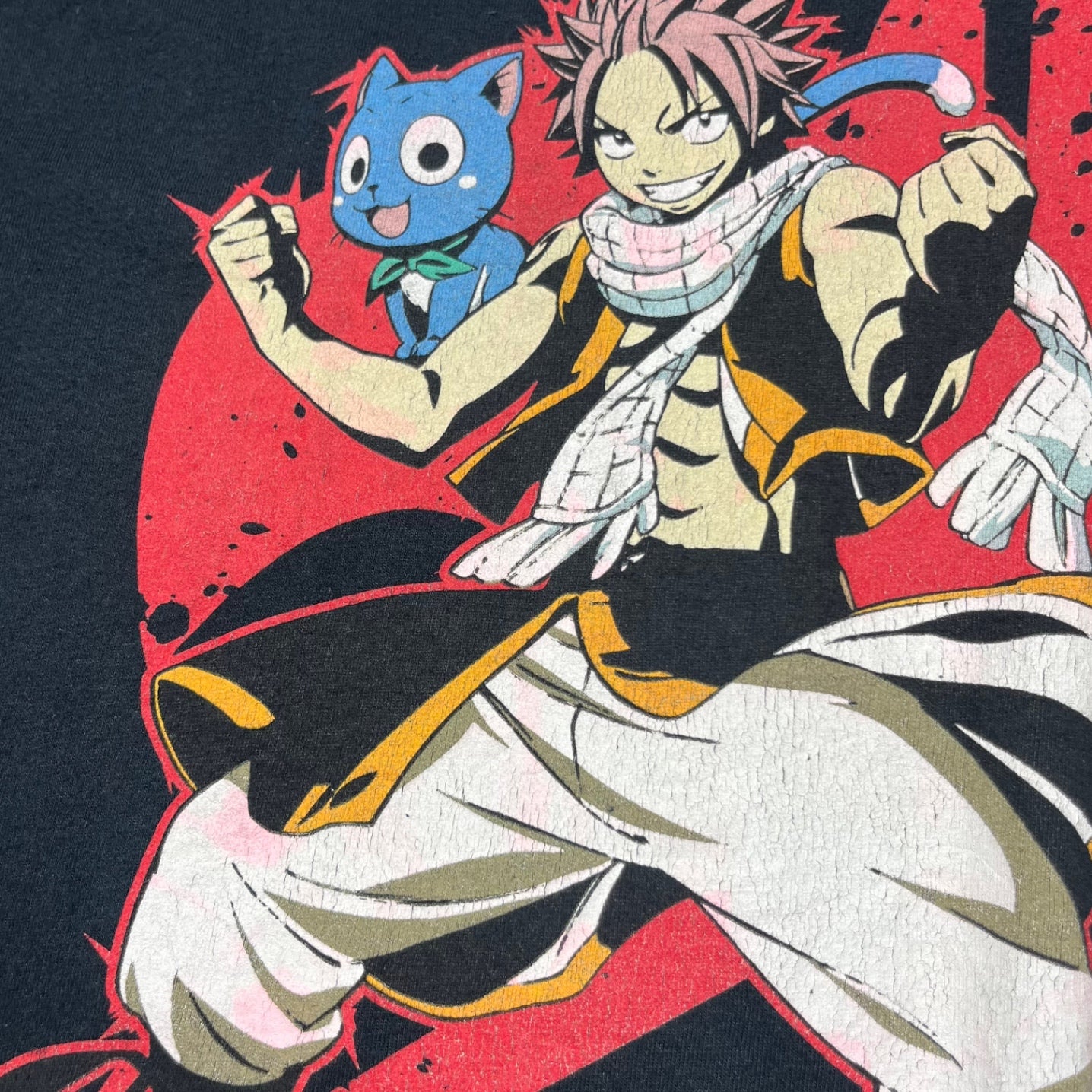 VINTAGE(ヴィンテージ) 00's FAIRYTAIL T-SHIRT フェアリーテイル Tシャツ L ブラック