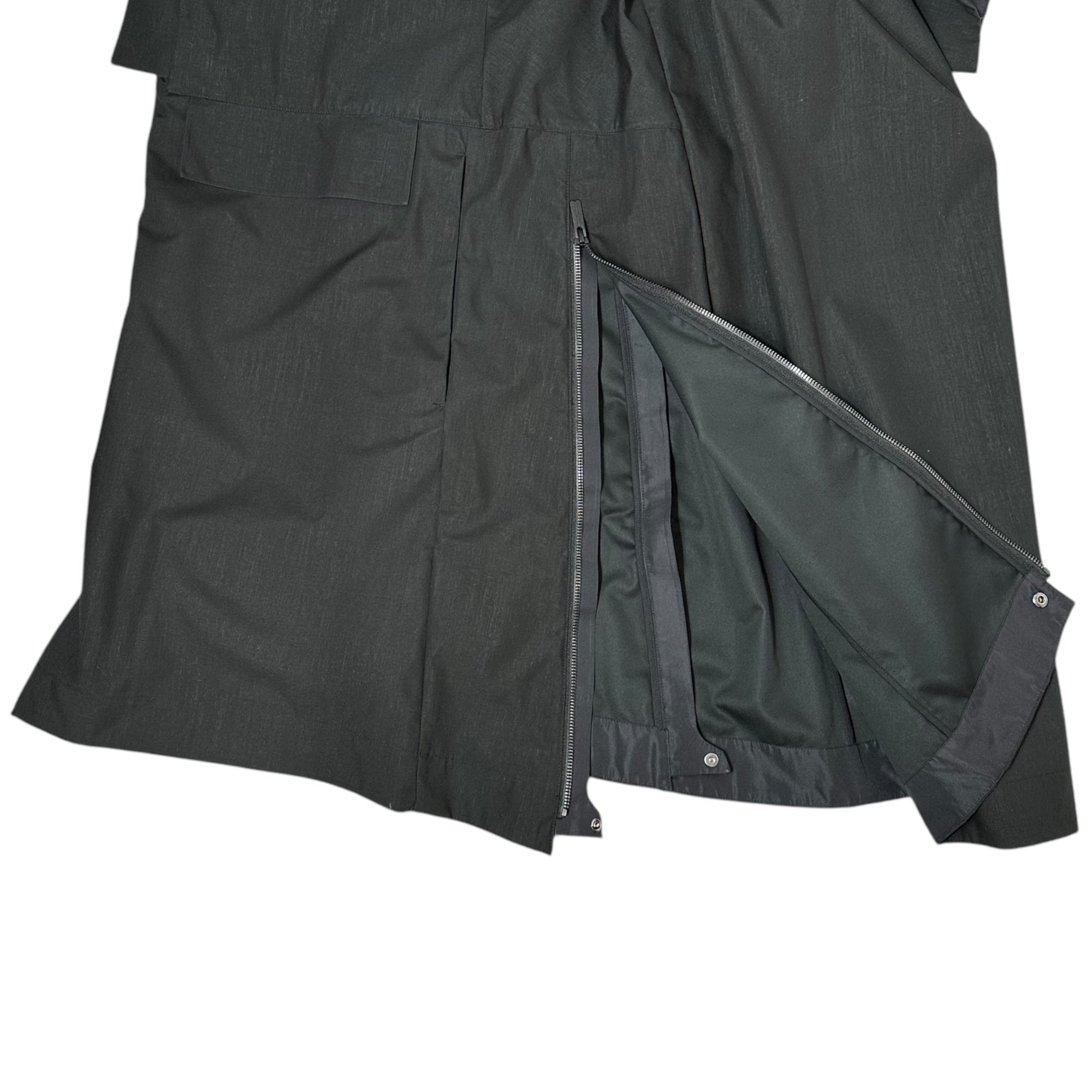 BLK White Mountaineering(ブラック ホワイトマウンテニアリング) 24AW SAITOS 3L WIDE COAT サイトス 3L ワイド コート BK2473205 3(L程度) ブラック マウンテンパーカー