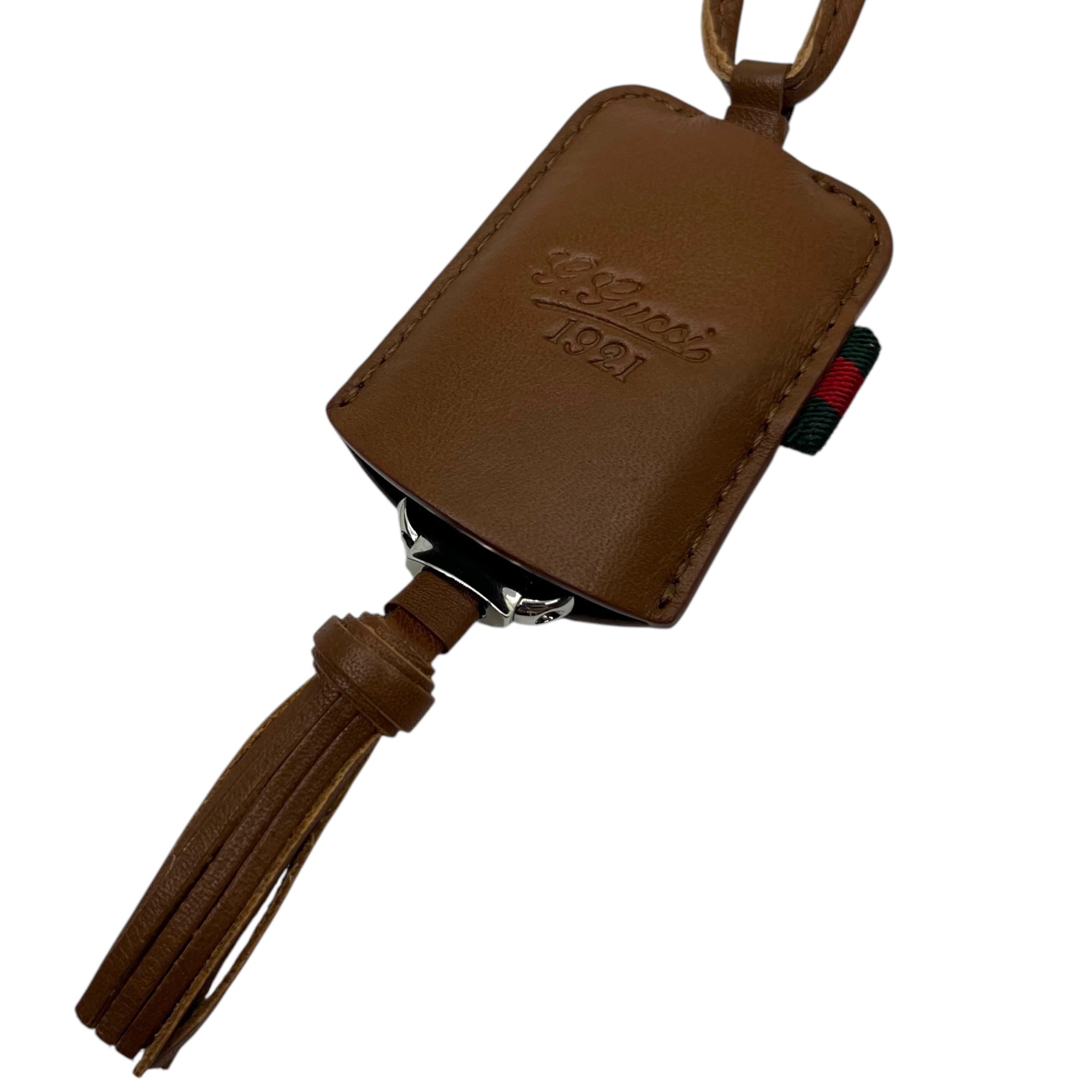 GUCCI(グッチ) pendant watch レザー ペンダント ウォッチ YA130417 FREE ブラウン 箱・ケース付 ネックレス 時計