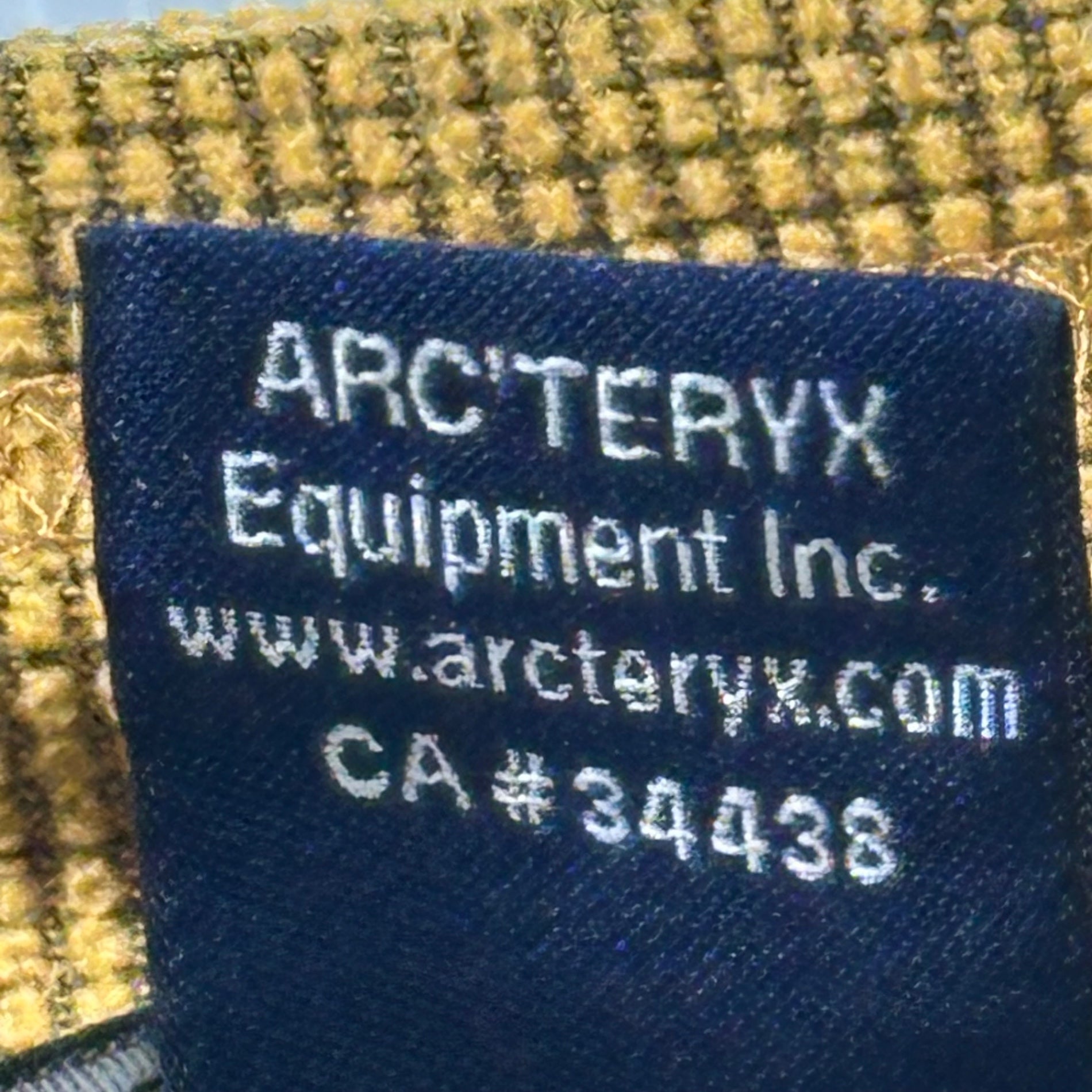 ARC'TERYX(アークテリクス) 00's DELTA LT JERSEY FLEECE デルタ LT ジャージーフリース M イエロー×ブラック 長袖 カットソー