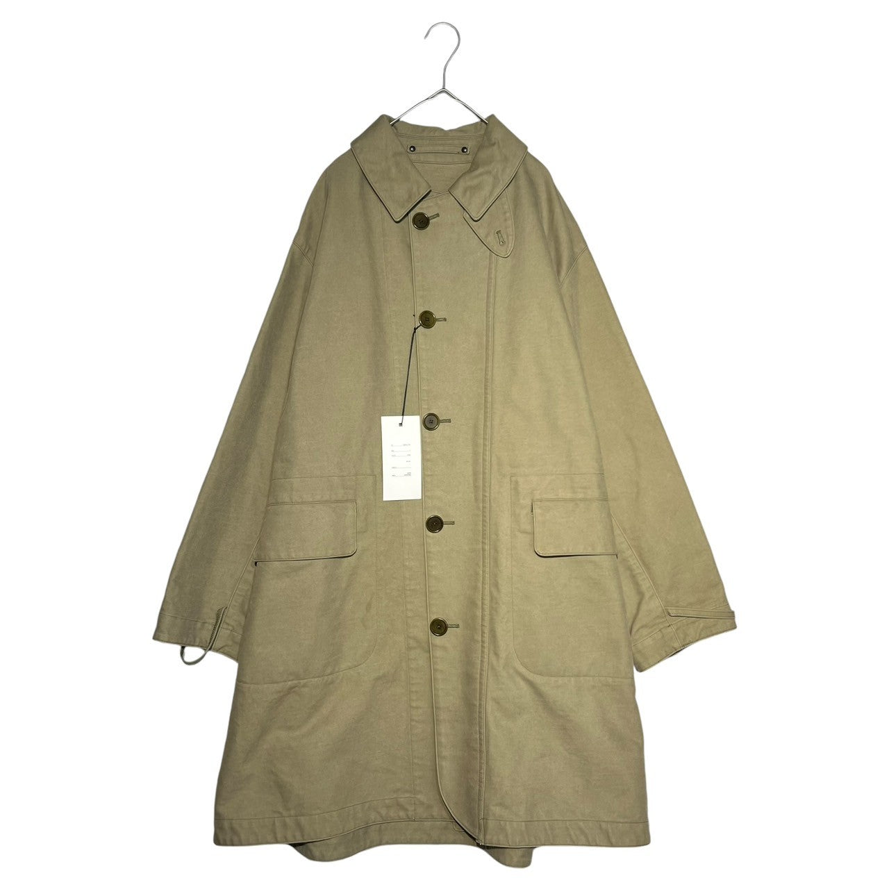 A.PRESSE(アプレッセ) 23SS Motorcycle Half Coat モーターサイクル ハーフ コート 23SAP-01-15H 1  カーキ ステンカラー