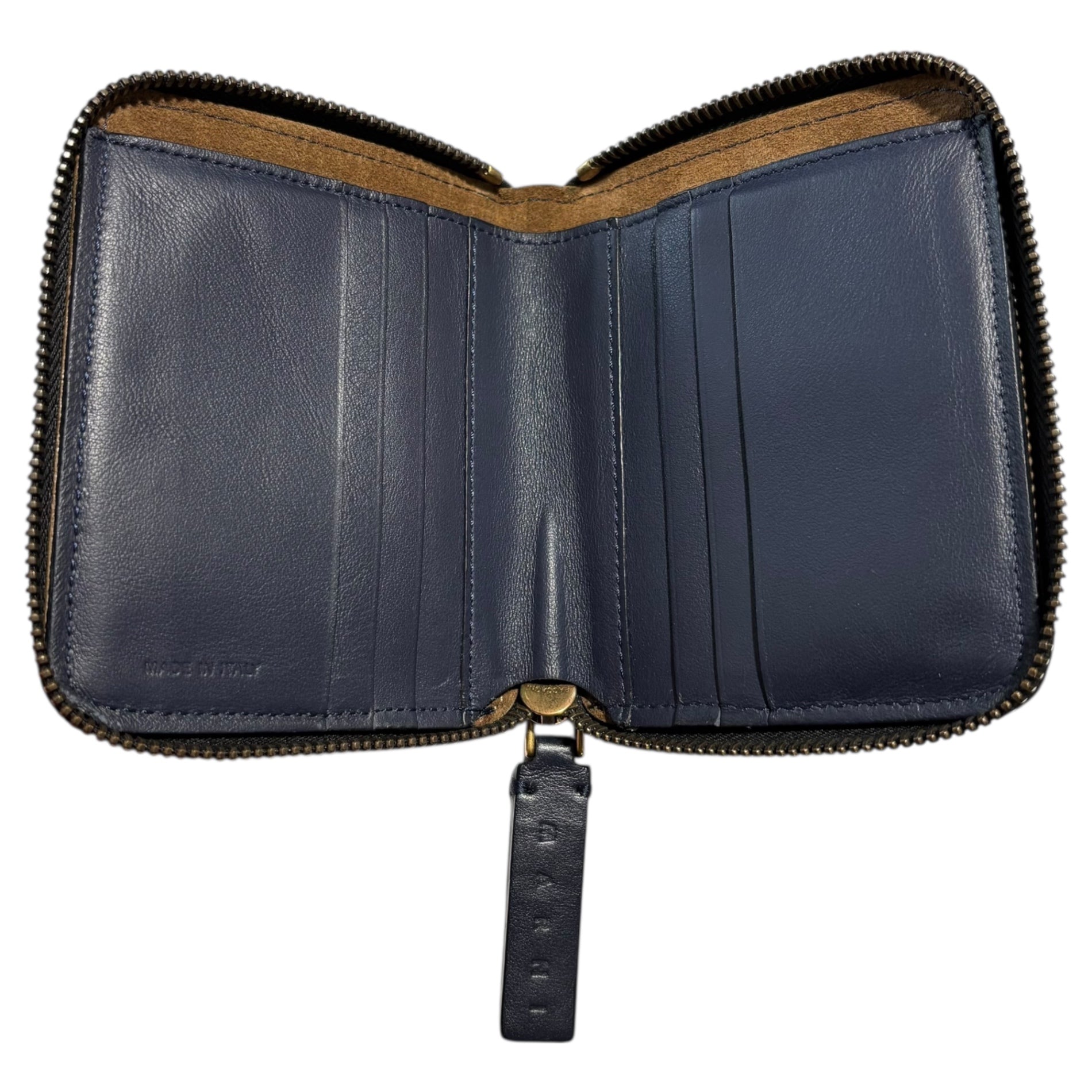 MARNI(マルニ) Round Zipper Leather Wallet ラウンドファスナー レザー ウォレット 財布 PFMIS04YN0LV595 ブラック