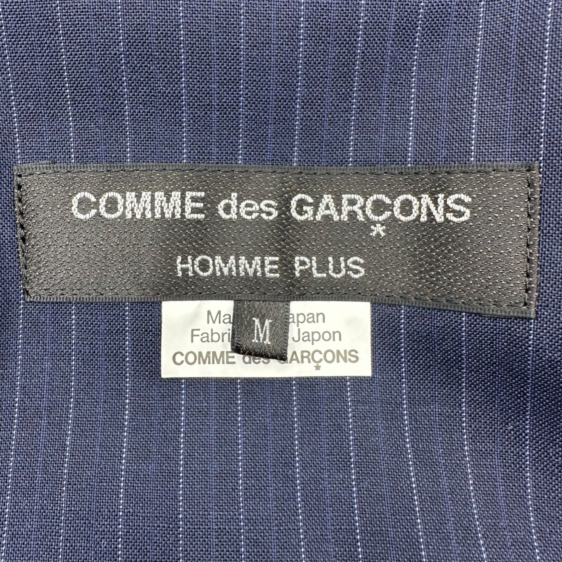 COMME des GARCONS HOMME PLUS(コムデギャルソンオムプリュス) 22SS Micro Pinstripe Overalls マイクロ ピンストライプ オーバーオール PI-P021 M ネイビー AD2021