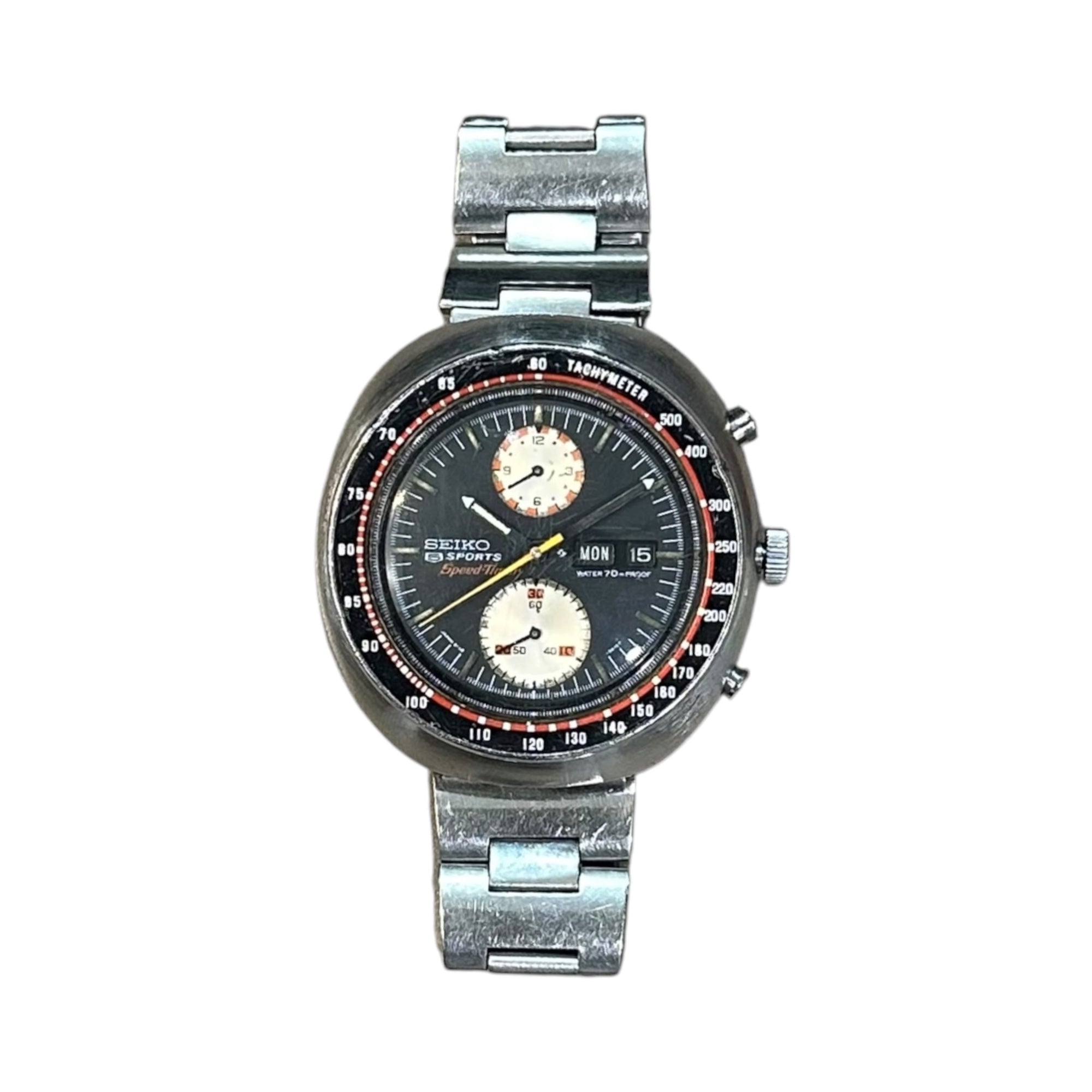 SEIKO(セイコー) SEIKO 5 SPORTS Speed-Timer セイコー 5 スポーツ スピードタイマー 6138-0010 シルバー 腕時計 自動巻