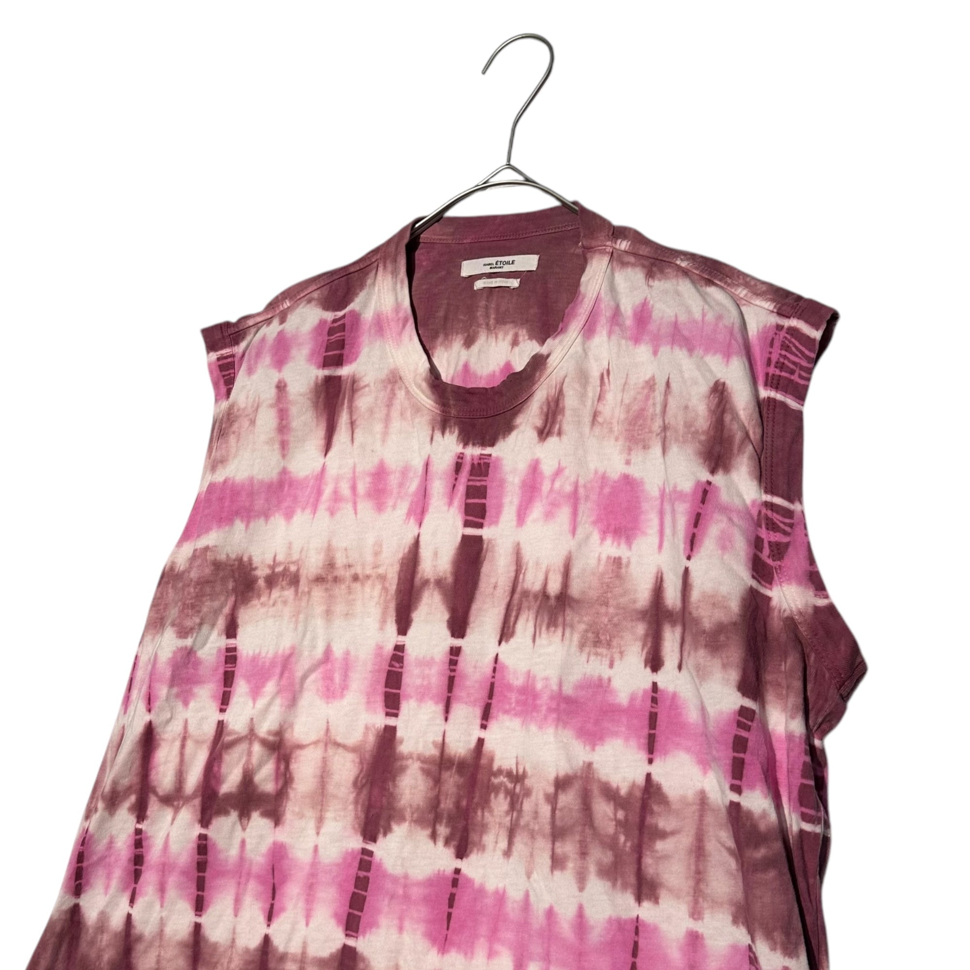 ISABEL MARANT ETOILE(イザベルマランエトワール) tie dye tank top pullover タイダイ タンクトップ プルオーバー 78-03-03-03008 M ピンク