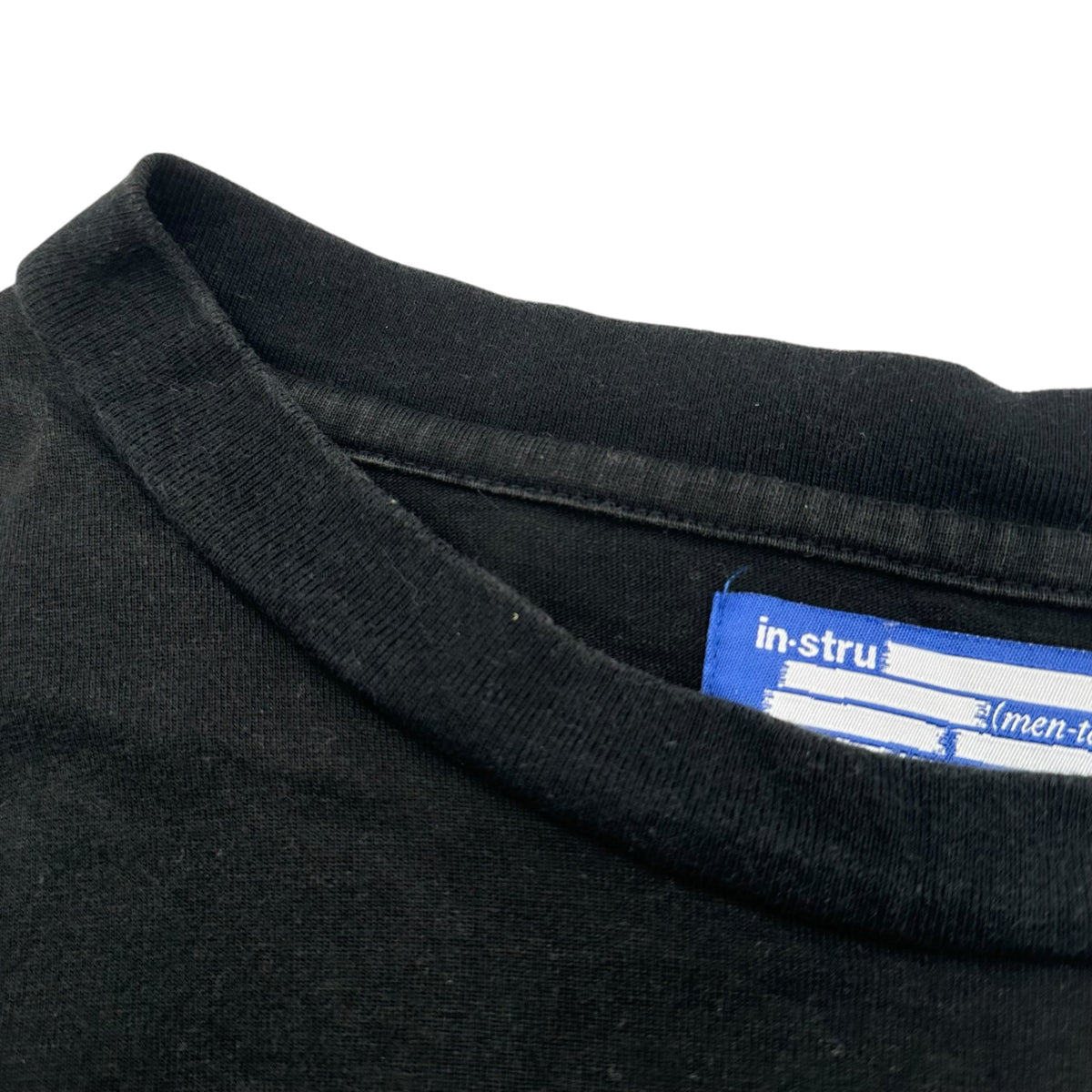 Maison MIHARA YASUHIRO(メゾンミハラヤスヒロ) 【in・stru(men-tal).】 Heavy Weight L/S T-shirt ヘヴィー ウェイト 長袖 Tシャツ I06LT502 50 ブラック