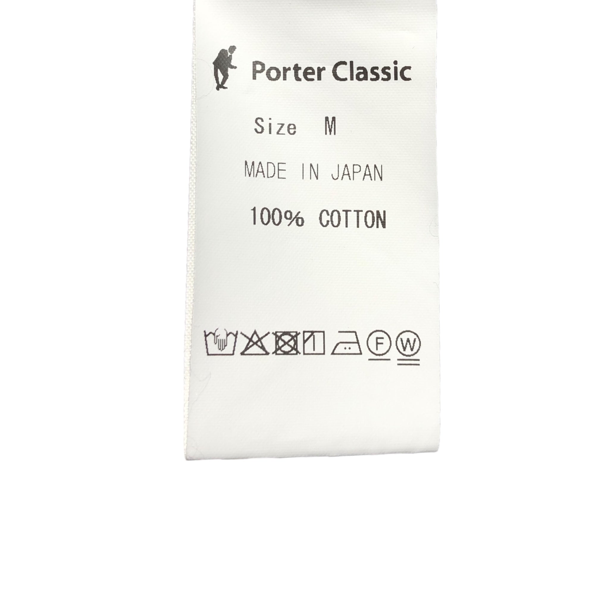 Porter Classic(ポータークラシック) ROLL UP SHIRT ギンガム チェック ロールアップ シャツ M ネイビー×ホワイト
