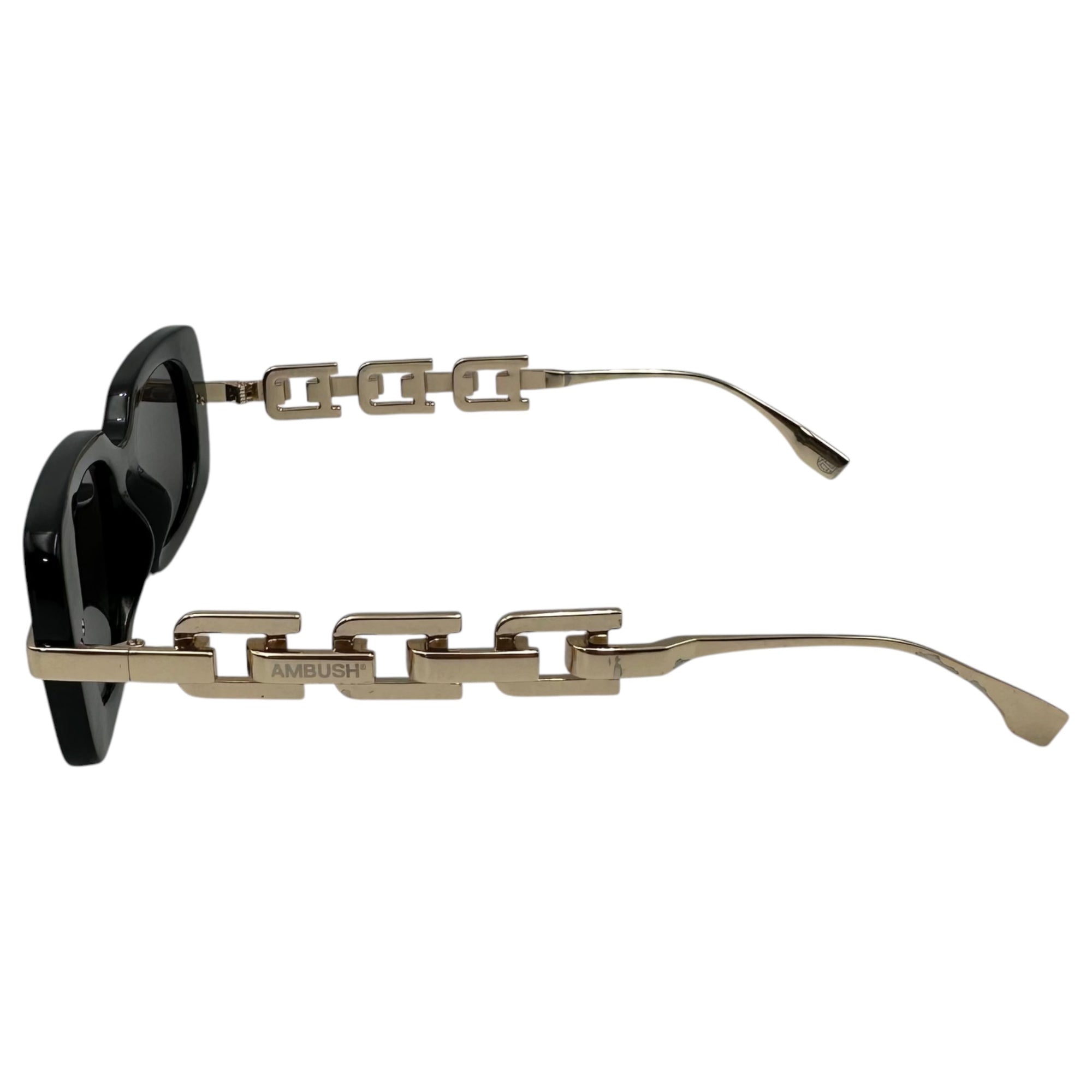 AMBUSH(アンブッシュ) A CHAIN SUNGLASSES black チェーン サングラス 12115068 ブラック×ゴールド