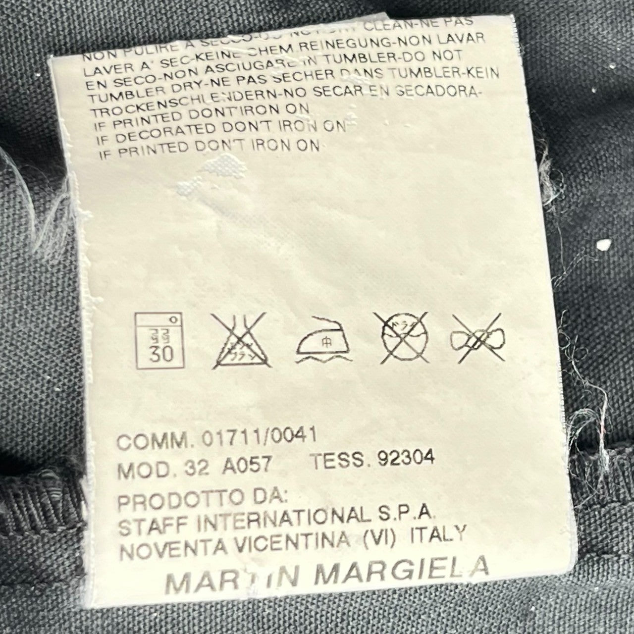 Maison Martin Margiela(メゾン マルタンマルジェラ) 04SS Inside-out double-snap button work jacket インサイド アウト ダブル スナップ ボタン ワーク ジャケット 01711/0041 36 グレー 00S 本人期 ここのえ ミリタリー