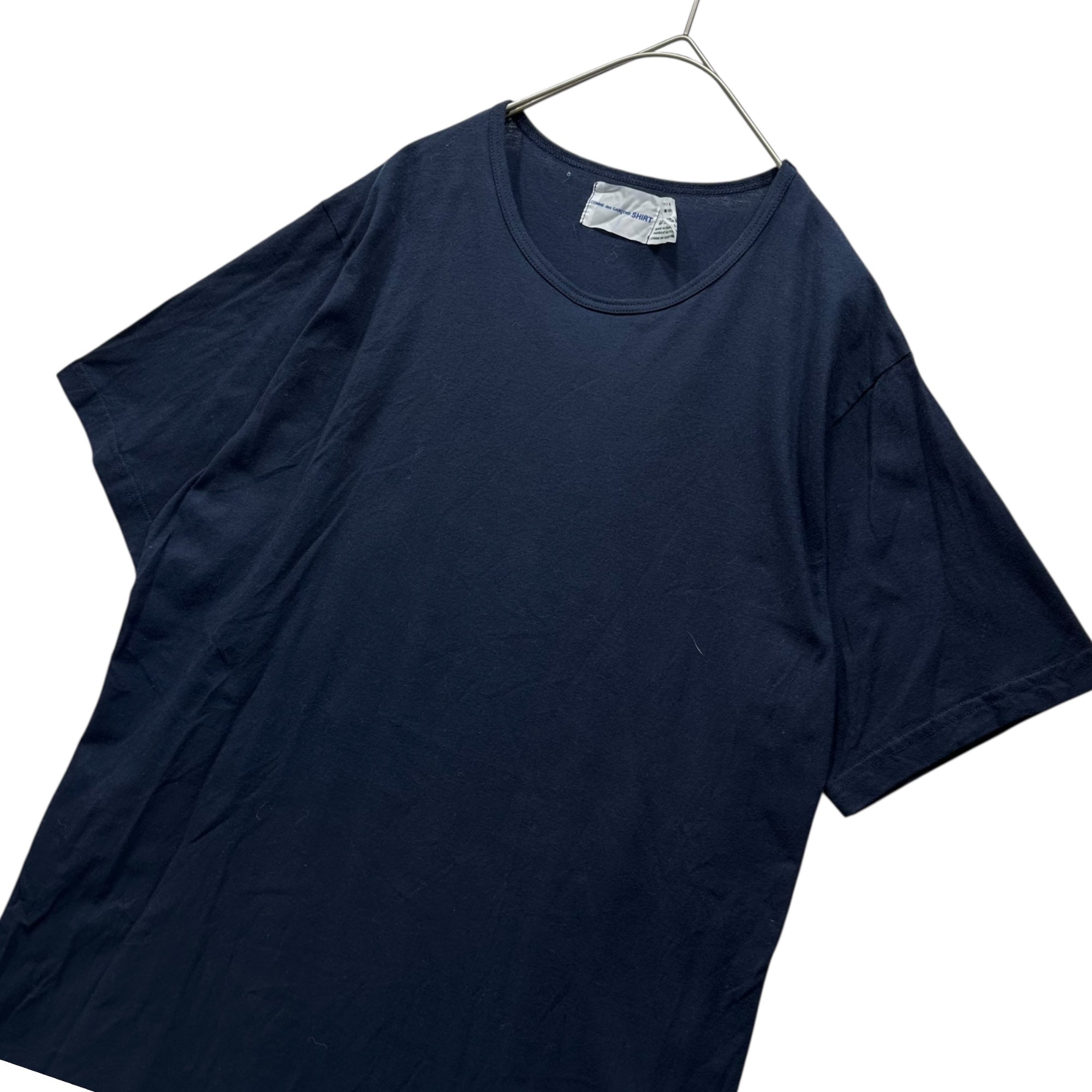 COMME des GARCONS SHIRT(コムデギャルソンシャツ) Crew Neck S/S T-Shirt クルーネック 半袖 Tシャツ M ネイビー