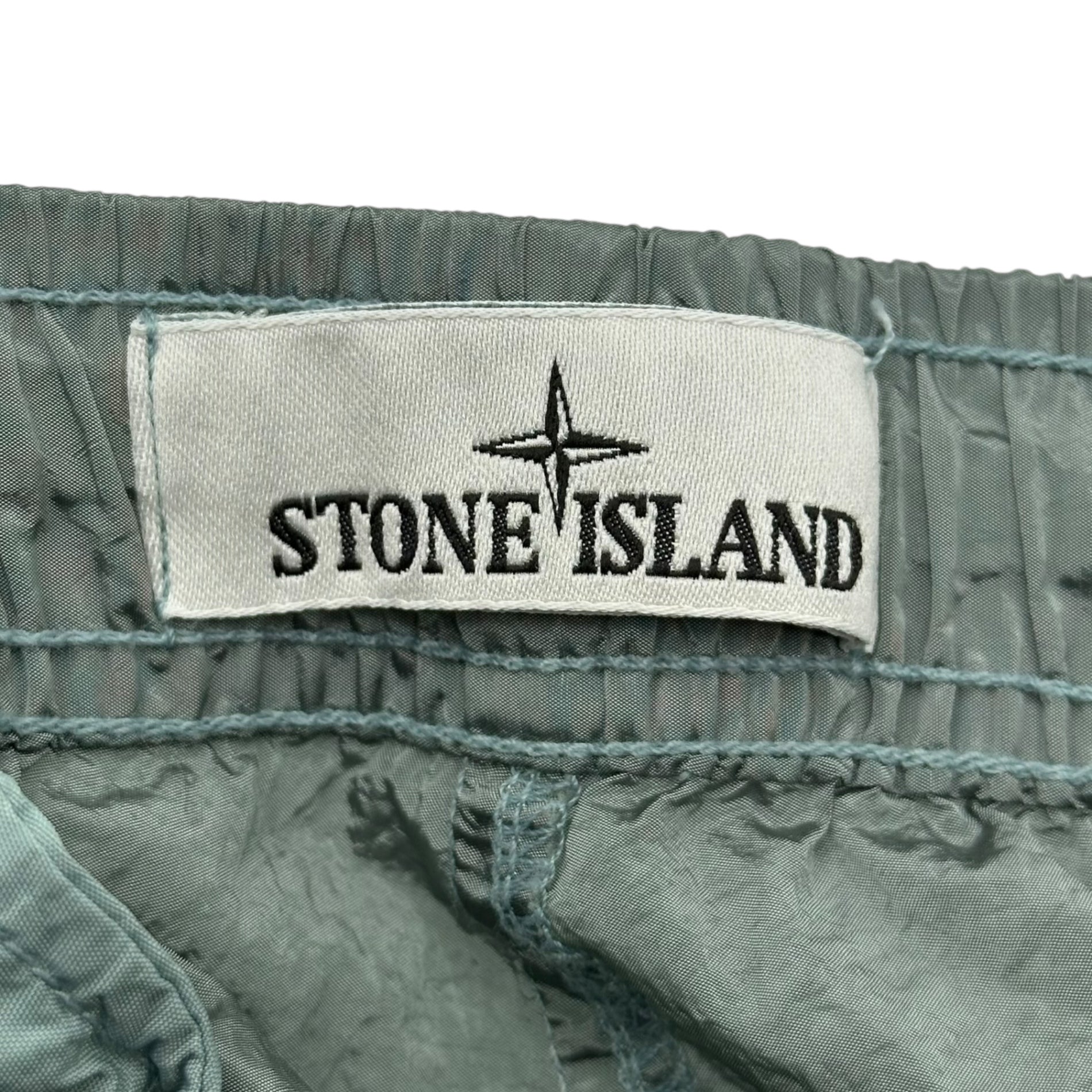 STONE ISLAND(ストーンアイランド) 23AW NYLON METAL IN ECONYLON PANTS ナイロンメタル ナイロン パンツ 781531019 W34 ミントグリーン トラック パンツ