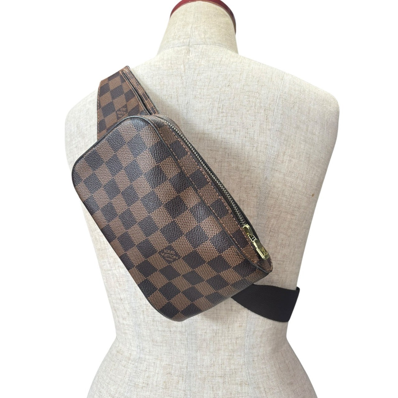 LOUIS VUITTON(ルイヴィトン) Geronimos - Damier ジェロニモス - ダミエ ショルダー バッグ N51994 ブラウン CA2171 2011年製 最終モデル 斜め掛け ボディ