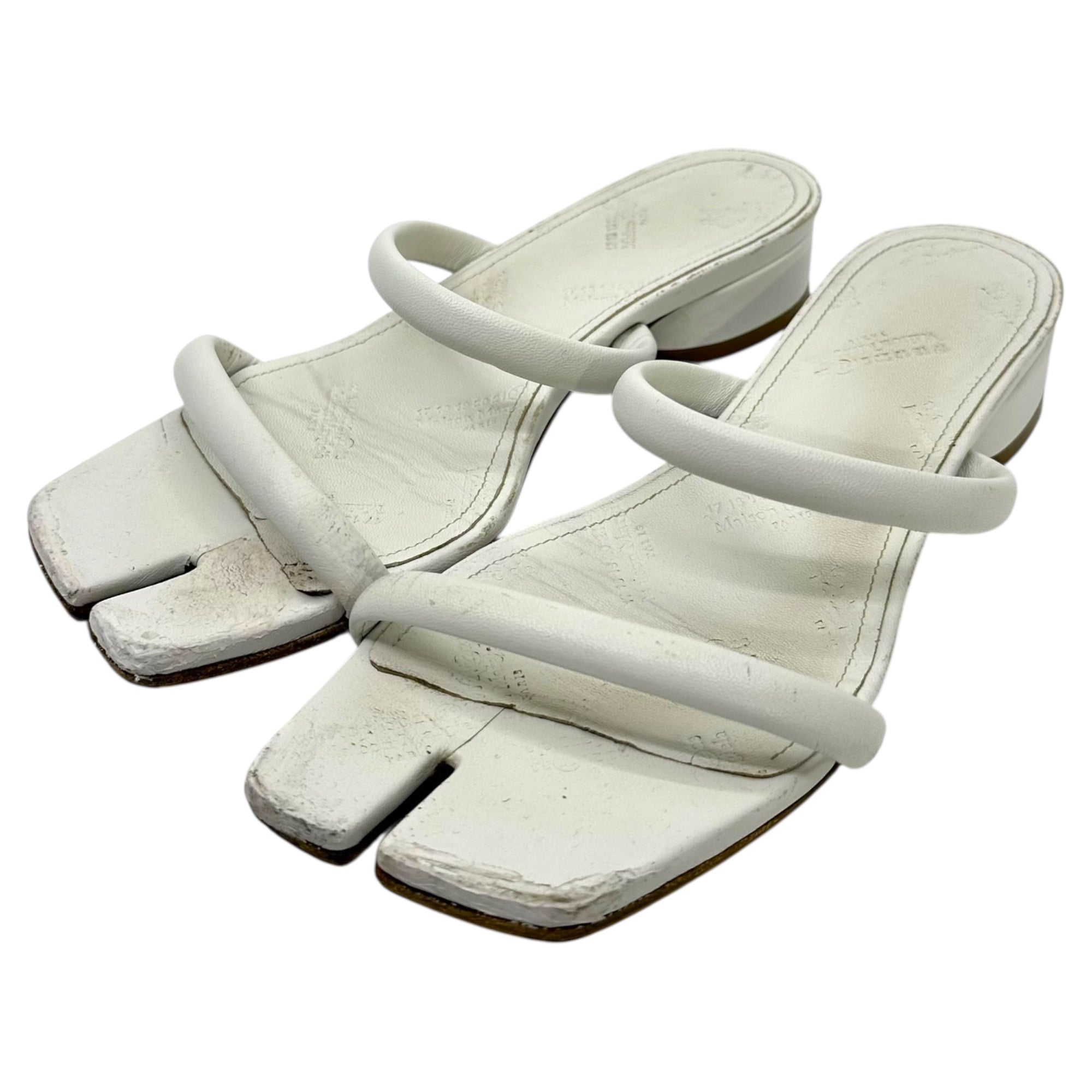 MAISON MARGIELA(メゾンマルジェラ) 20SS TABI Heel sandals 足袋 ヒール サンダル 35(22~22.5cm程度) ホワイト ミュール