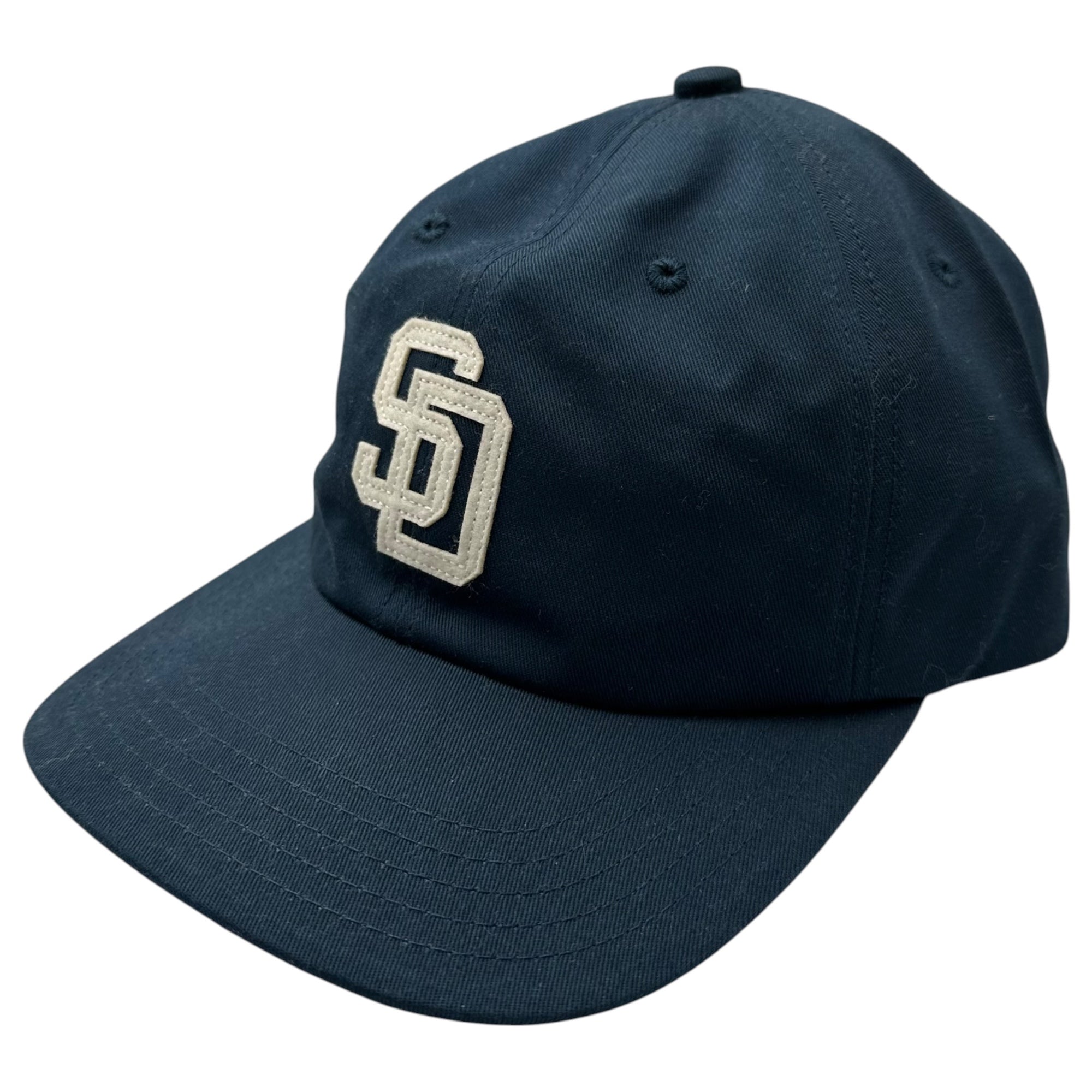 STANDARD CALIFORNIA(スタンダードカリフォルニア) SD Baseball Logo Cap ベースボール ロゴ キャップ - ネイビー スナップバック