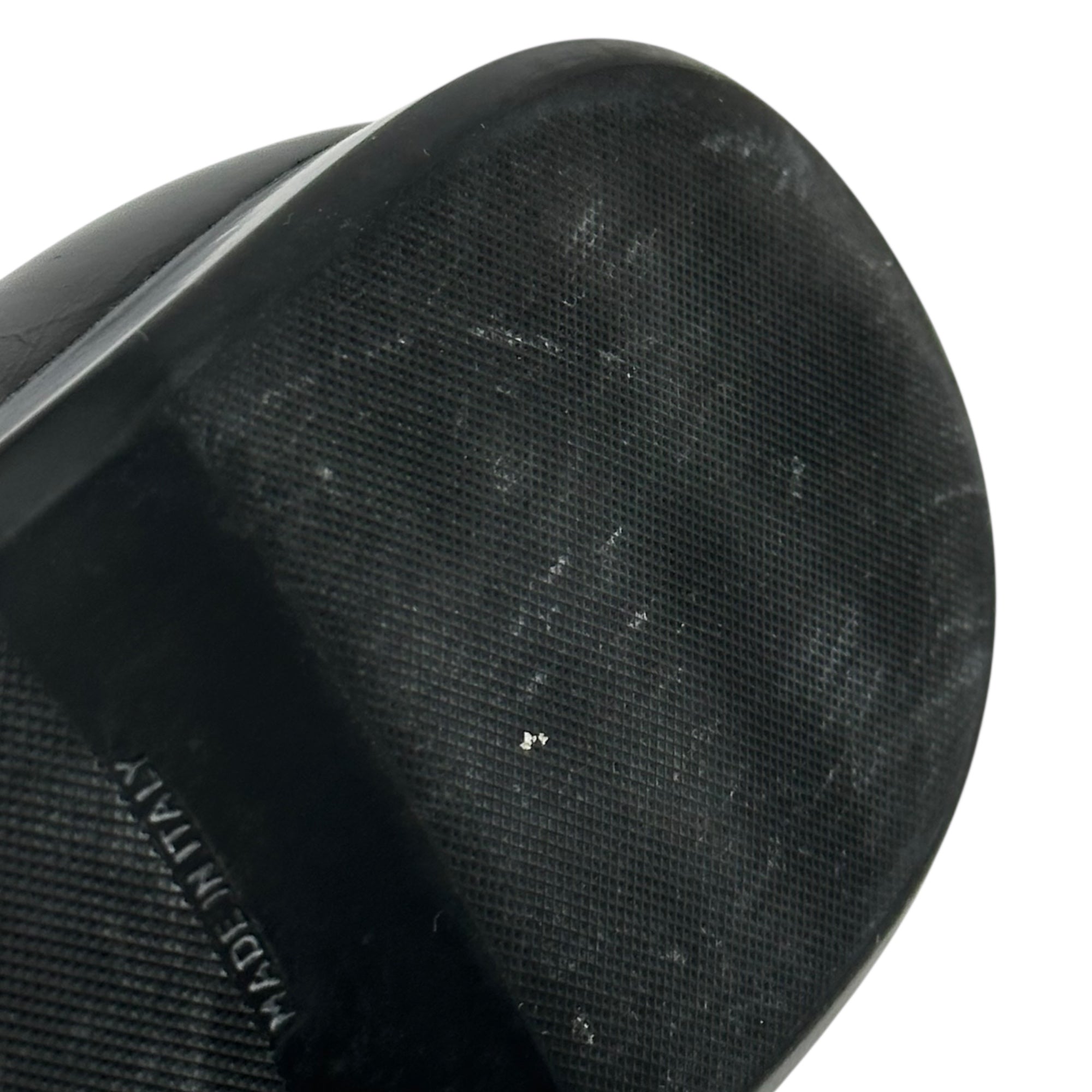 PRADA(プラダ) High-Shine Leather Square Toe Side-Gore Boots ハイシャイン レザー スクエアトゥ サイドゴア ブーツ T1544 7(26cm程度) ブラック