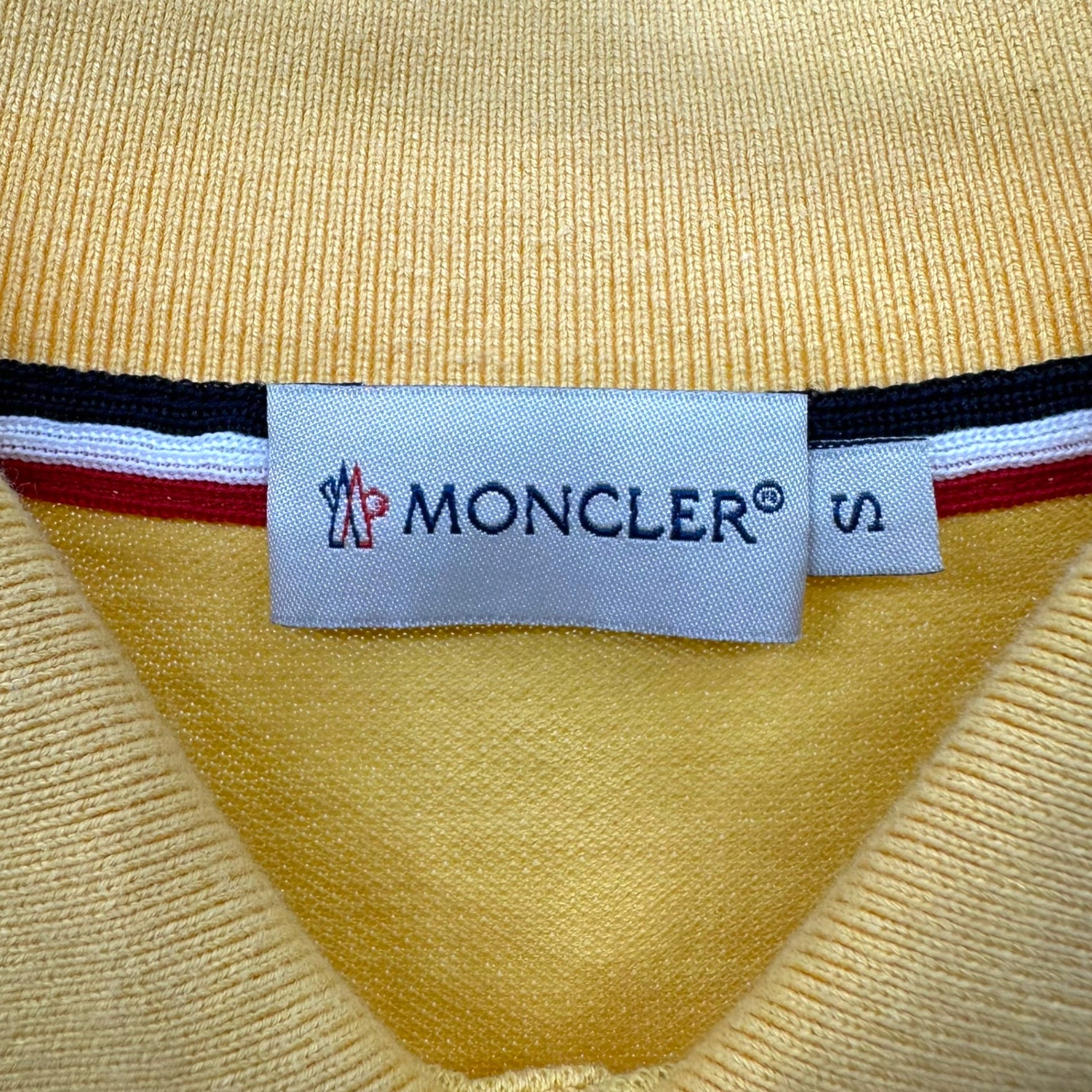 MONCLER(モンクレール) MAGLIA POLO MANIA CORTA ポロシャツ 3109 18345600 84093 S イエロー