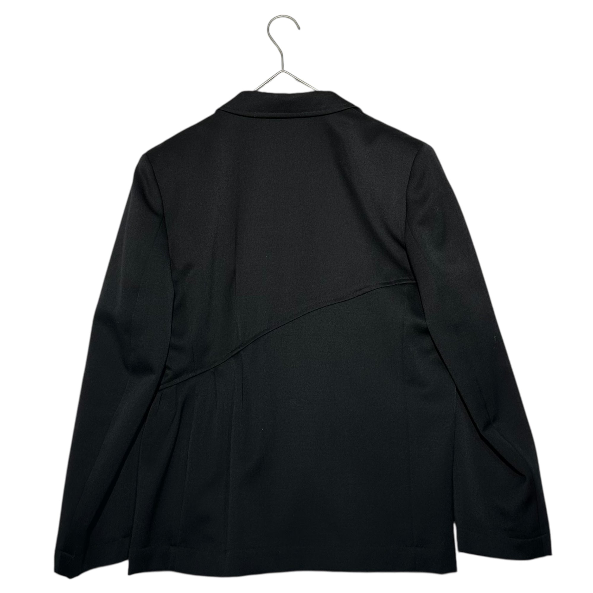 tricot COMME des GARCONS(トリココムデギャルソン) 92AW Wool 3B Tailored Jacket with Anomalous Pocket Design ウール 3B 変則ポケット デザイン テーラード ジャケット TJ-05024M M ブラック AD1992 90's 90年代 アーカイブ