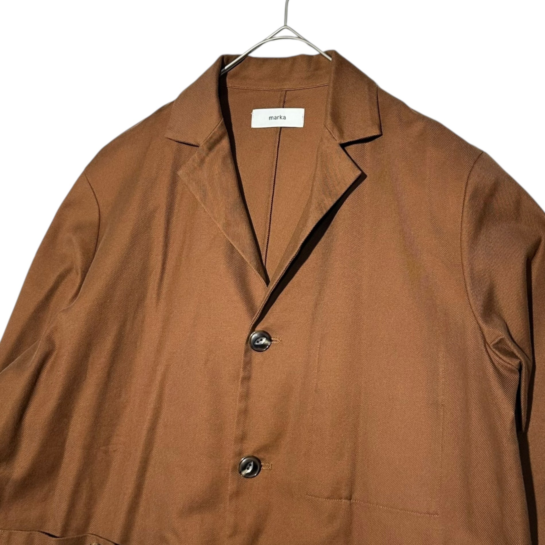 marka(マーカ) 19AW WORK JACKET ワーク ジャケット M19A-05JK01C 1(S程度) ブラウン テーラード 3B