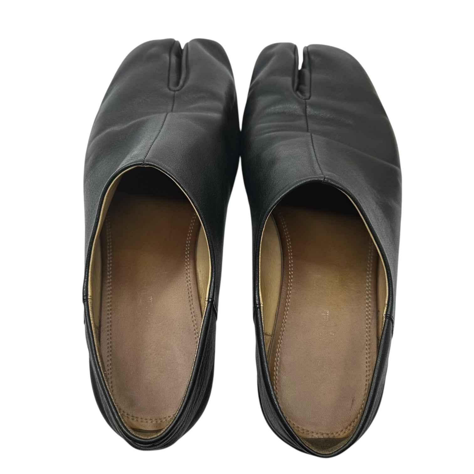 MAISON MARGIELA(メゾンマルジェラ) Tabi Babouche 足袋 バブーシュ レザー スリッポン 42(27.0cm程度) ブラック