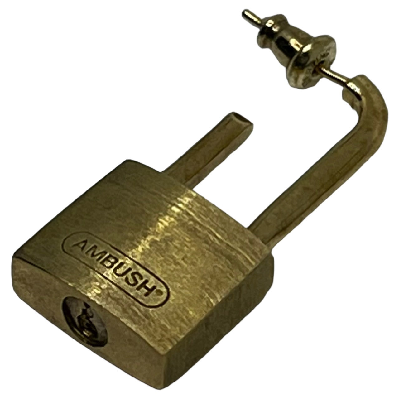 AMBUSH(アンブッシュ) SMALL PADLOCK EARRING/パドロックピアス/鍵 ゴールド シルバー925/silver925