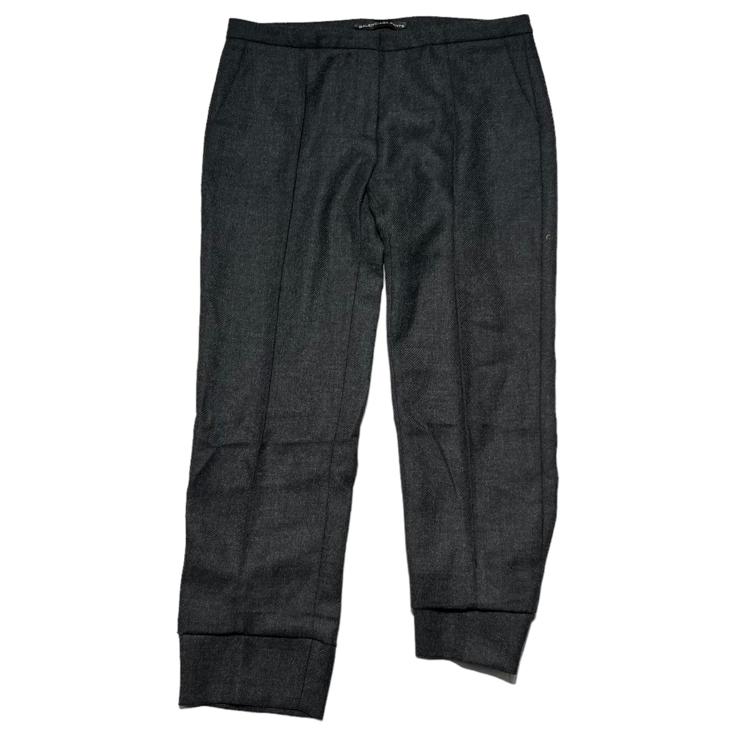 BALENCIAGA(バレンシアガ) センターラインウールクロップドパンツ 38(M  