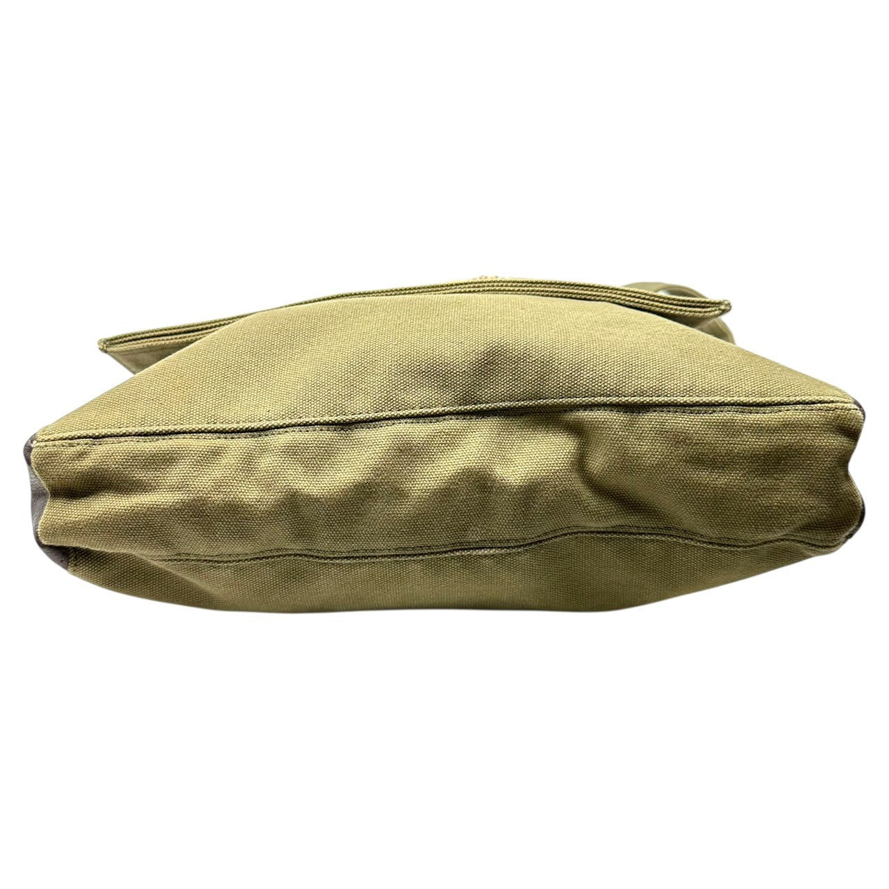 HAI SPORTING GEAR ISSEY MIYAKE(ハイスポルティングギア イッセイミヤケ) 80~90's Canvas shoulder bag with sequin embellishment スパンコール装飾 キャンバス ショルダーバッグ カーキ