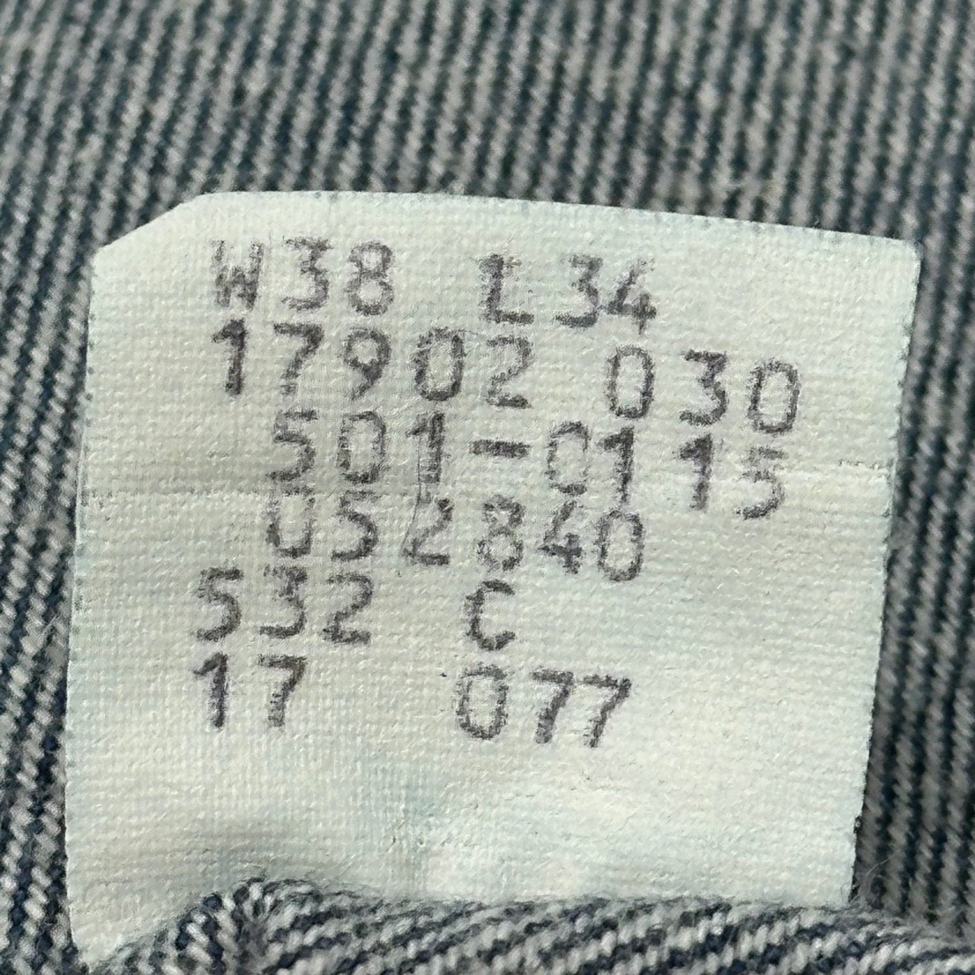 Levi's(リーバイス) 90's 501 USA made Denim Pants ストレート デニム パンツ 501-0115 W38 インディゴ 90年代 1997年7月製造 ヴィンテージ ボタン裏532
