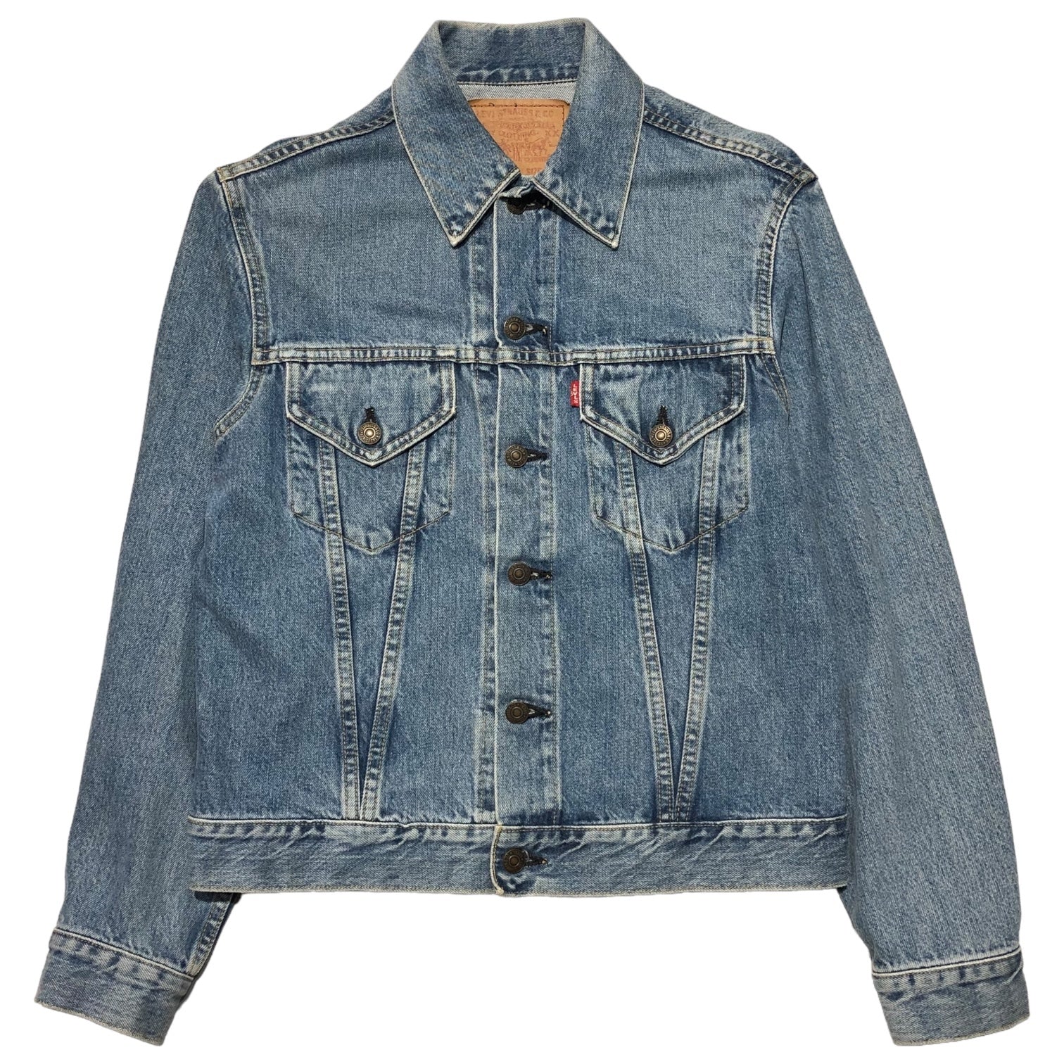 Levi's(リーバイス) 90's 3rd バッグペイント デニムジャケット 71557-02 38(Mサイズ程度) インディゴ/スカイブルー Big E