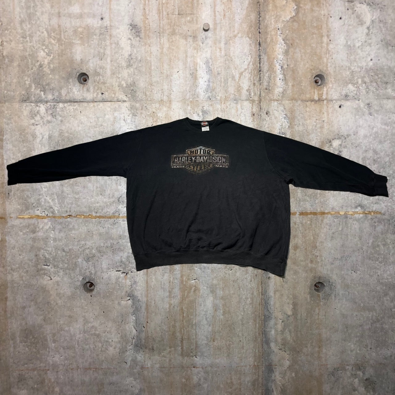 HARLEY DAVIDSON(ハーレーダビッドソン) ロゴプリントスウェット 4XL ブラック