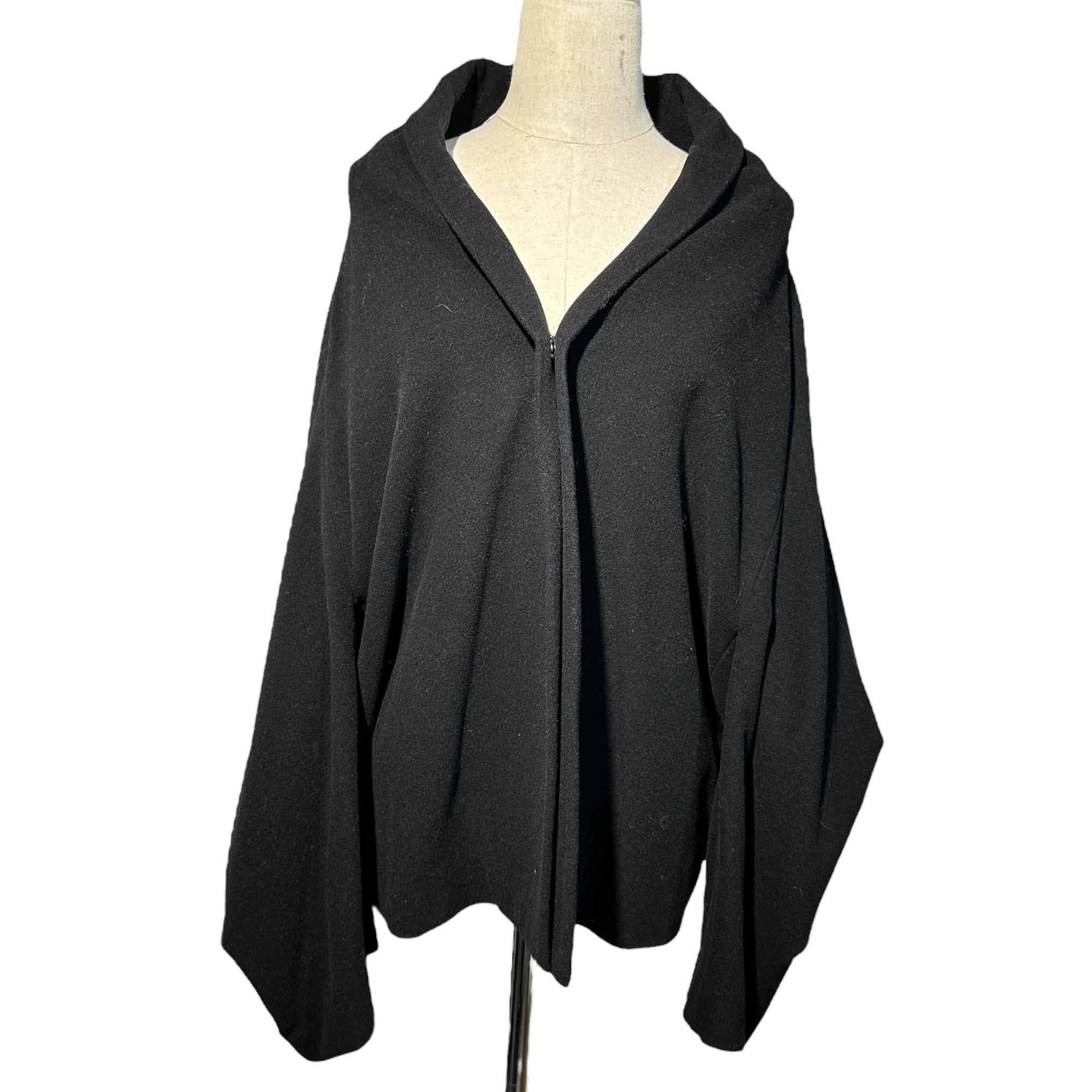 Y's(ワイズ) Kimono-Style Shawl Collar Melton Jacket 着物 スタイル ショールカラー メルトン ジャケット YG-J23-918 3(L程度) ブラック