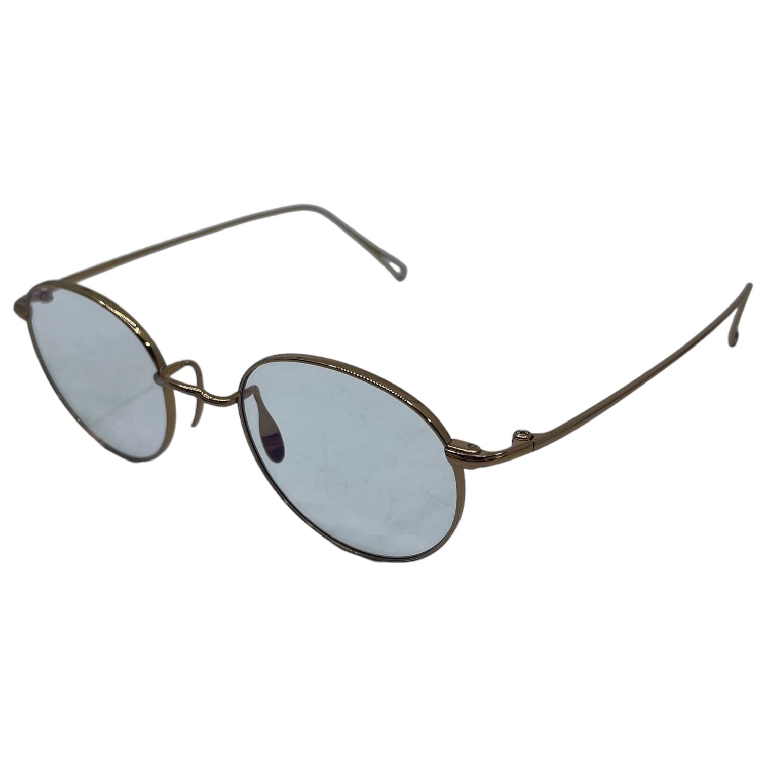 ayame(アヤメ) MANRAY マンレイ 眼鏡 メガネ サングラス フレーム 45□20 メタリック ブラウン POKER FACE 別注 ケース付 サングラス