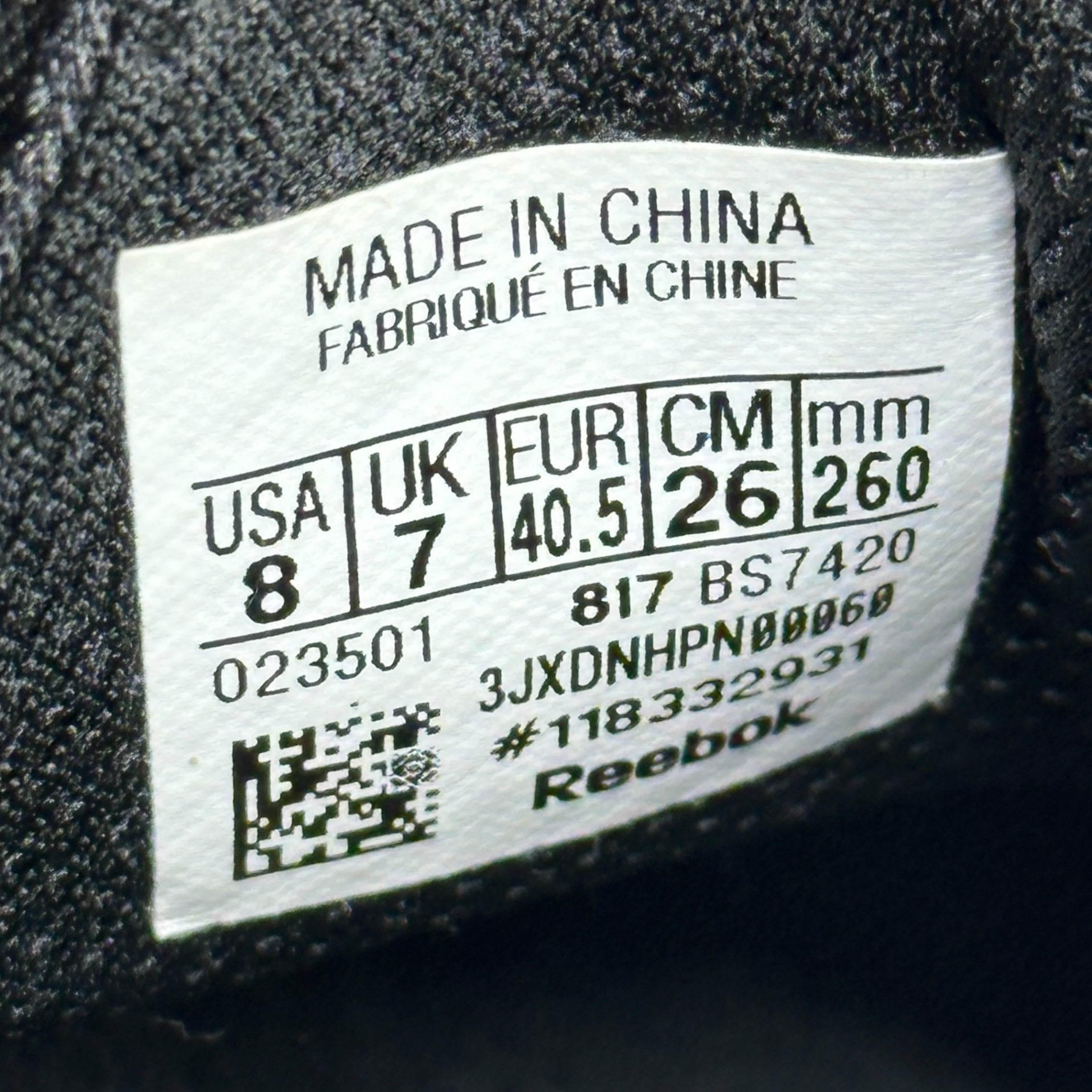 Reebok×FUTURE(リーボック×フューチャー) FURIKAZE FUTURE クラシック フューリーカゼ ハイカット スニーカー BS7420 26cm 箱付 INSTAPUMP FURY インスタポンプ フューリー 箱付