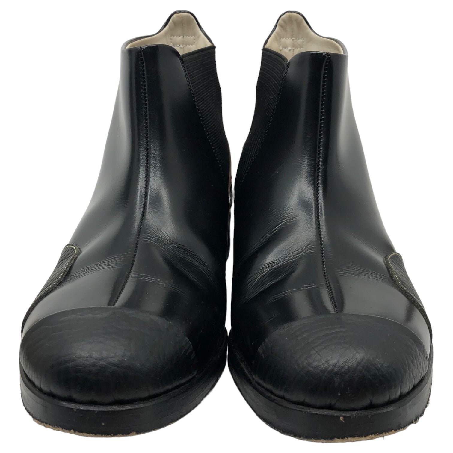 SUNSEA(サンシー) 21AW ONE SIDE GORE BOOTS ワン サイドゴアブーツ 21A80 2(26~28cm程度対応) ブラック 参考定価71,500円(税込)