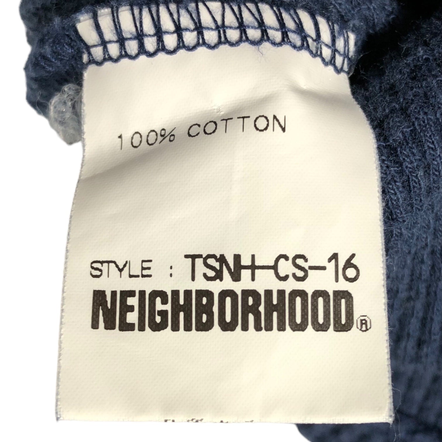 NEIGHBORHOOD(ネイバーフッド) 02SS Bicolor waffle cut and sew バイカラー ワッフル 長袖 カットソー TSN+CS-16 M ネイビー×グレー