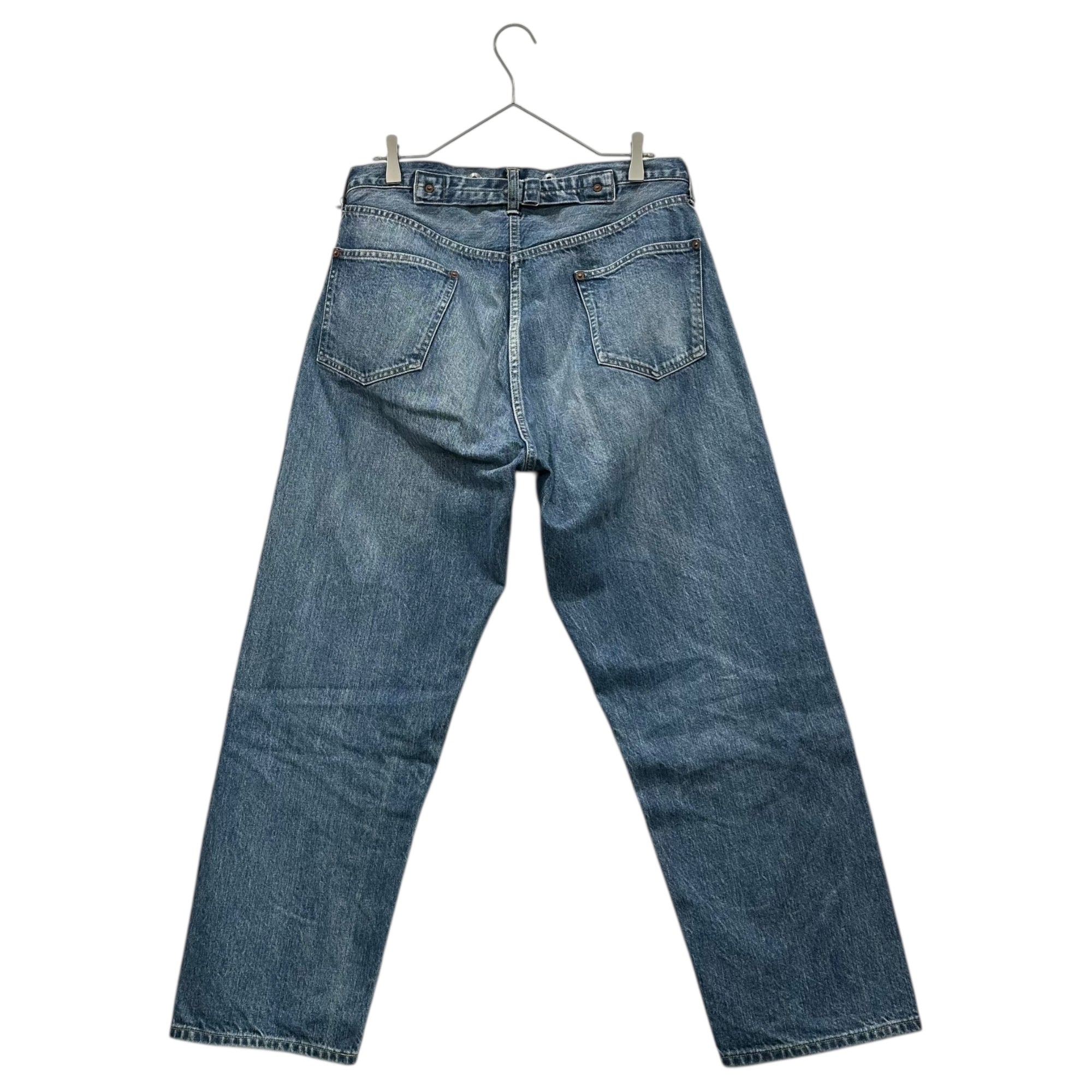 A.PRESSE(アプレッセ) 23AW No.22 Washed Wide Denim Pants ウォッシュド ワイド デニム パンツ 23AAP-04-12K 30 ライトインディゴ