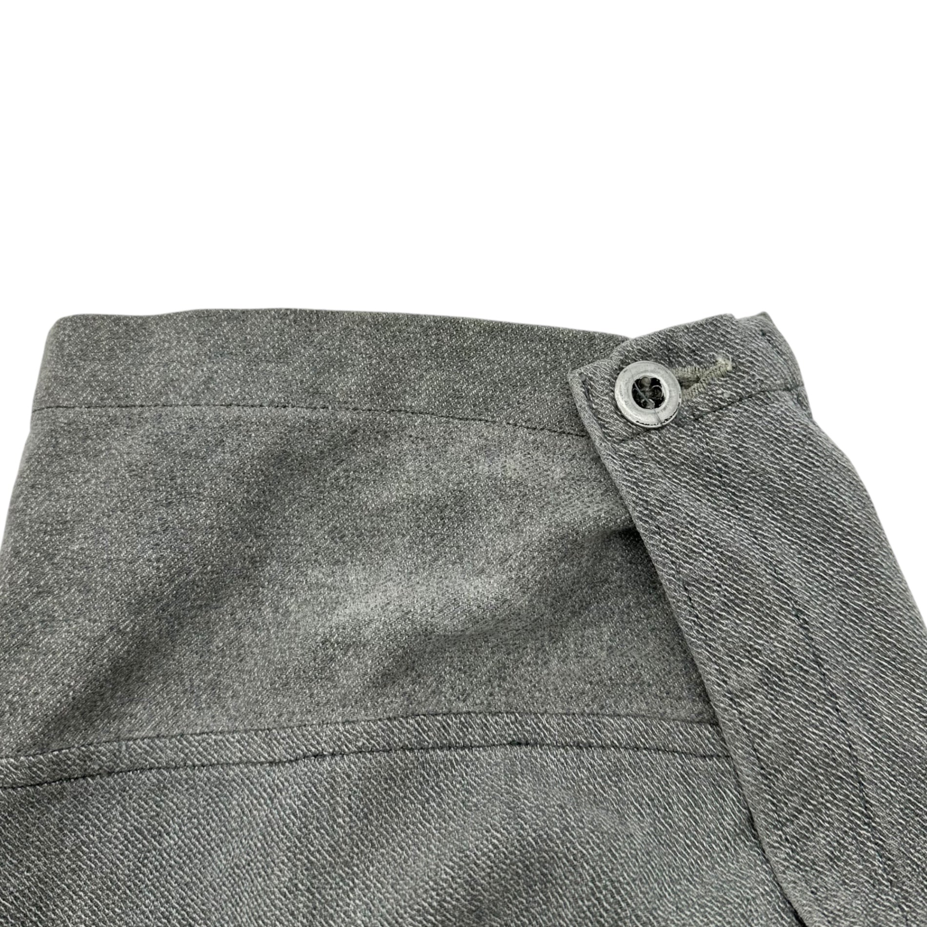 Swiss Army(スイス軍) 50's Army Denim Pants ヴィンテージ デニム ユーティリティ パンツ 72(XL程度) グレー 50年代 ミリタリー ワーク
