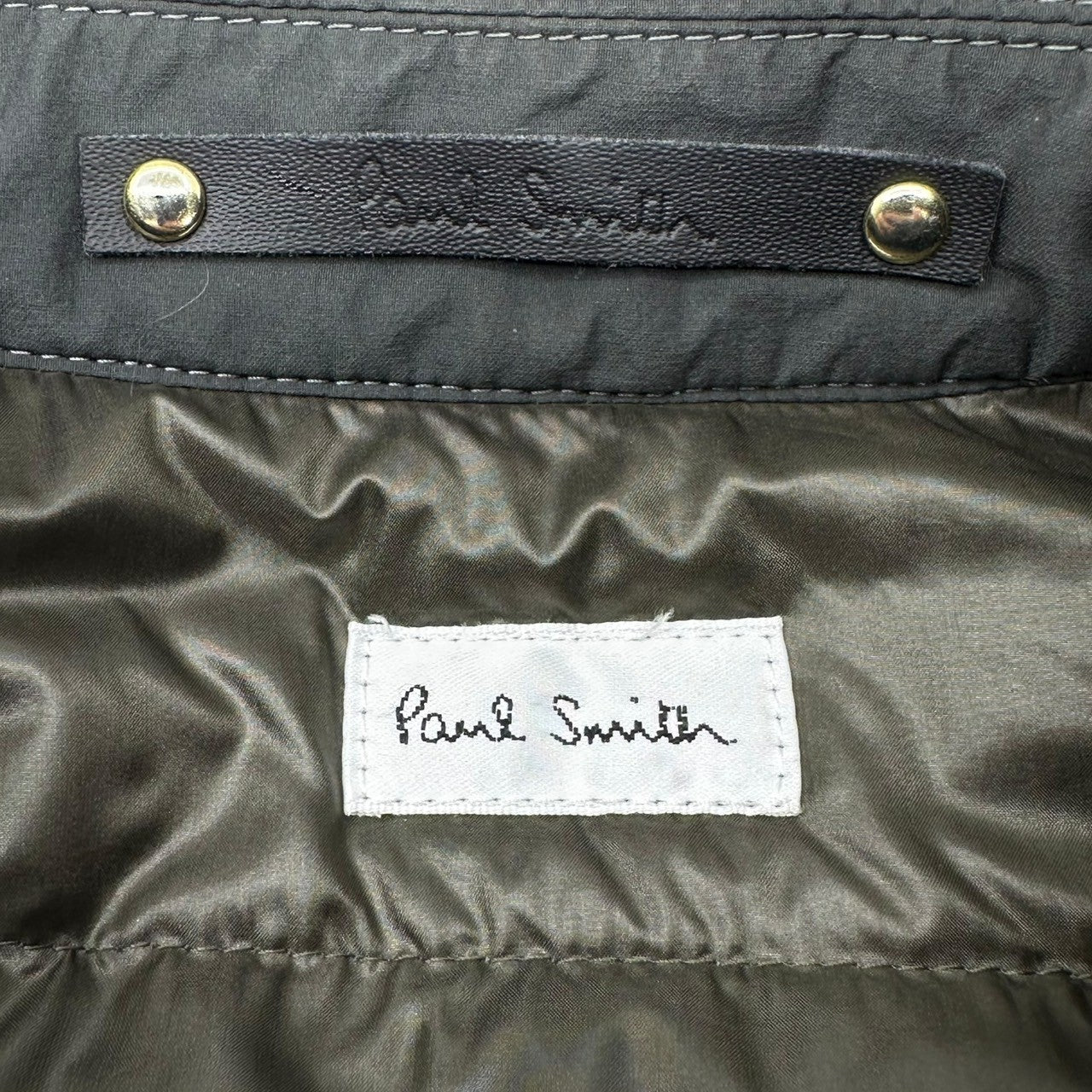 PAUL SMITH(ポールスミス) Quilted Down Shirt Jacket キルティング ダウン シャツ ジャケット PM-BM-62167 M グレー